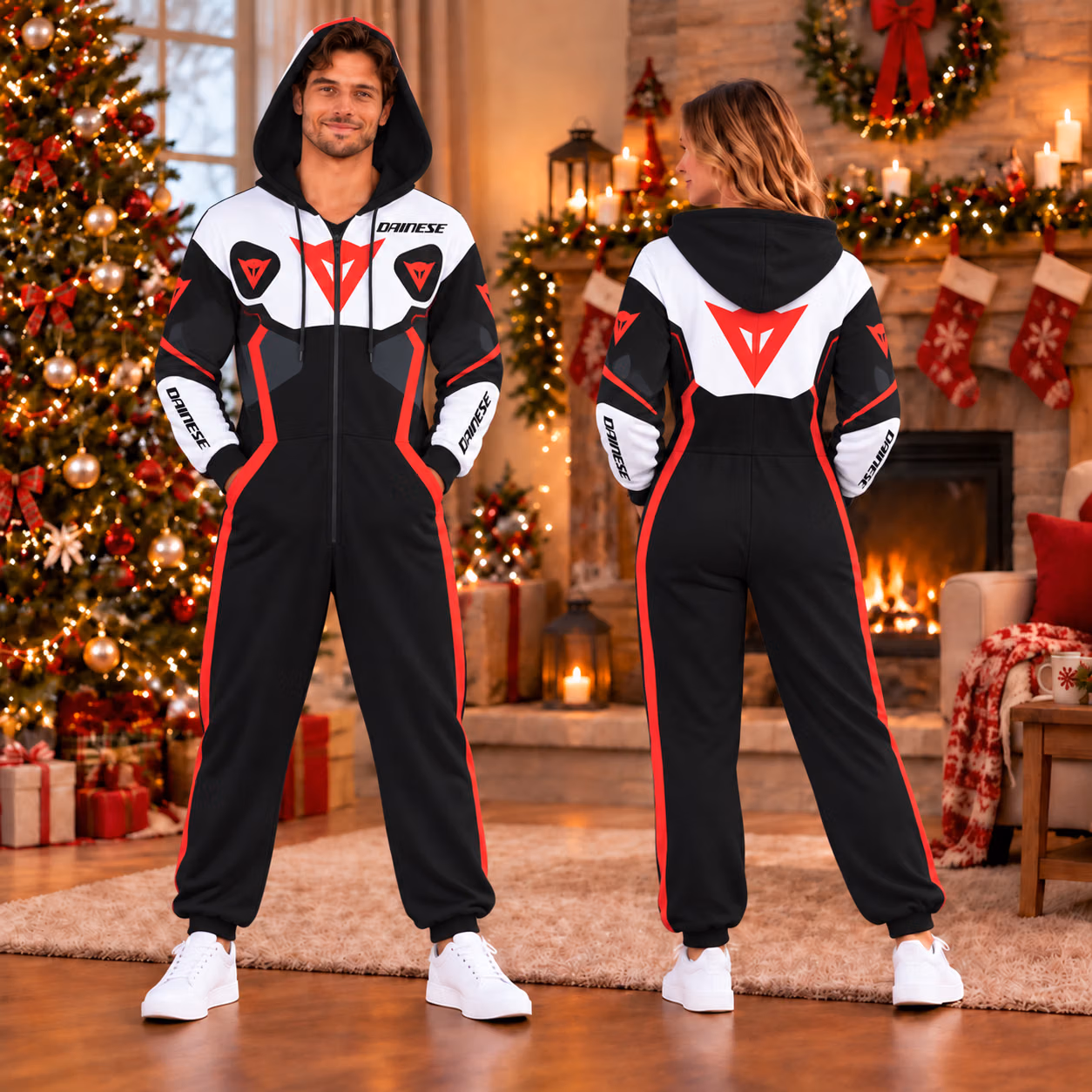 Dainese D-Air Motorcycle Grand Prix Custom Racing Onesies Pajamas