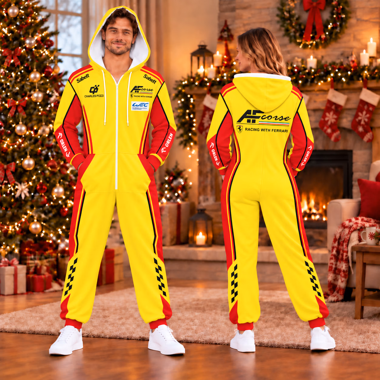 Fer team AFCourse 2026 Custom Racing Onesies Pajamas