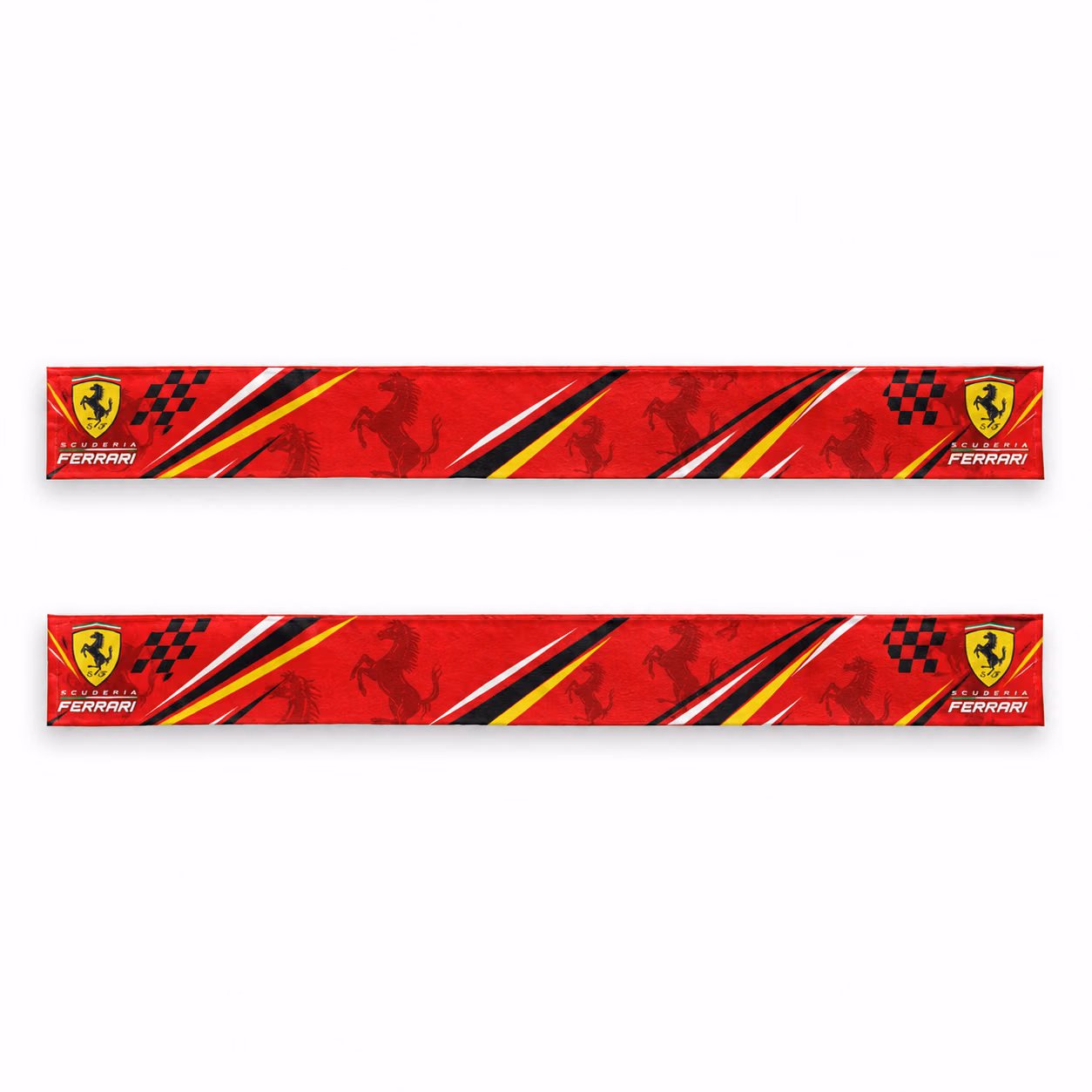 Alternative view of Fer Team Italian Red Heritage Inspired Racing Scarf
