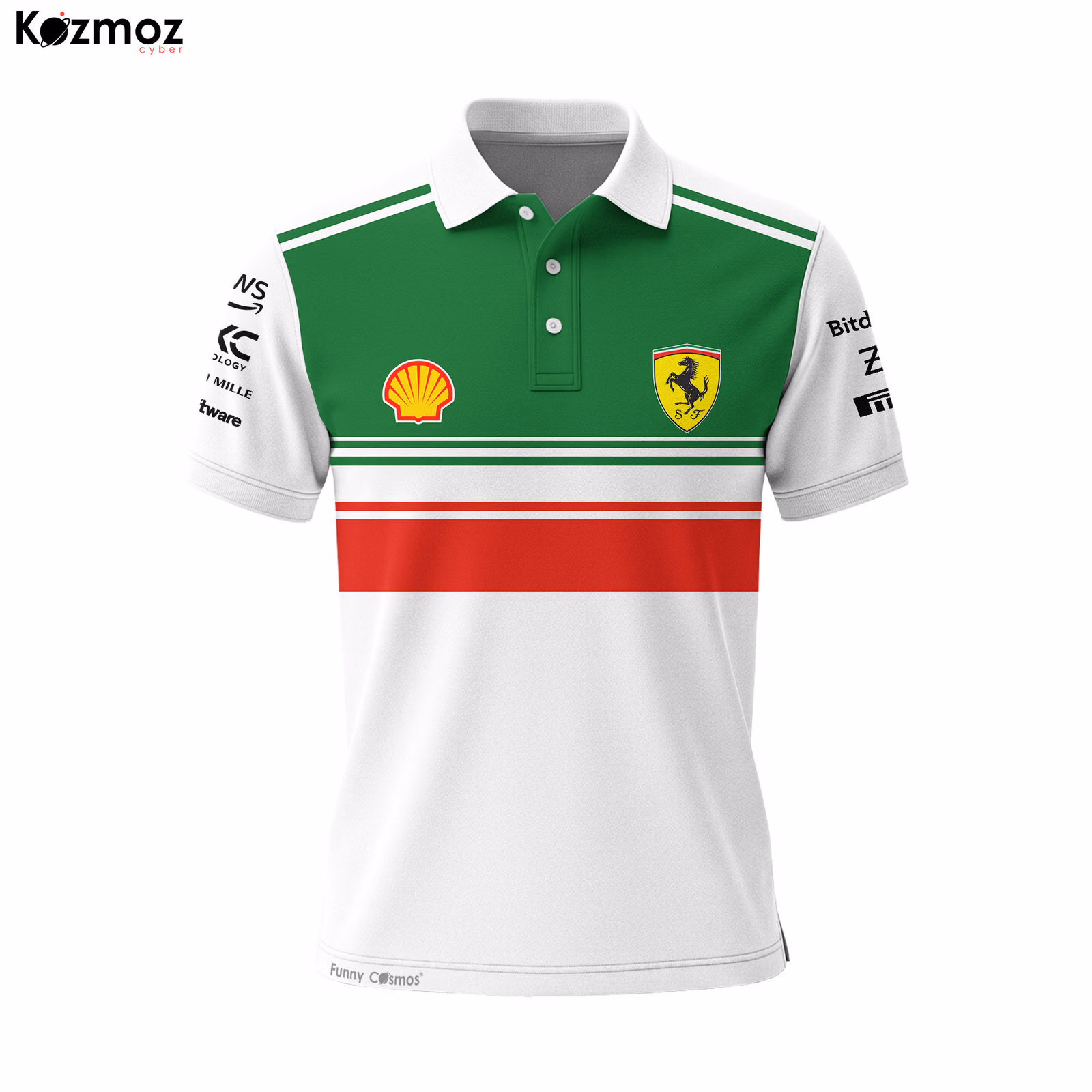 Alternative view of SF 2025 Racing Polo Shirt Italia Polo Team