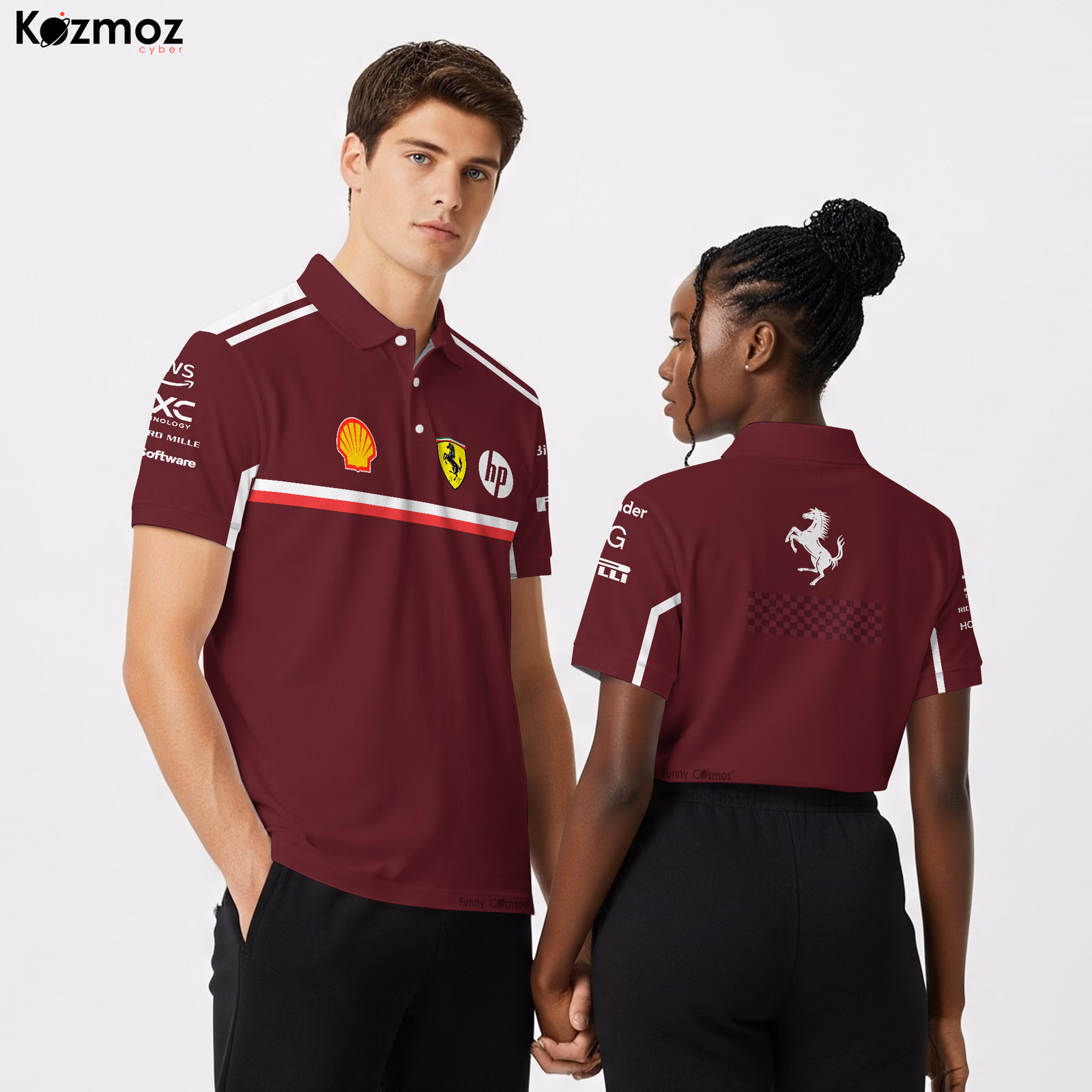 SF Motorsport Polo Premium Elite Collaboration Team Shirt