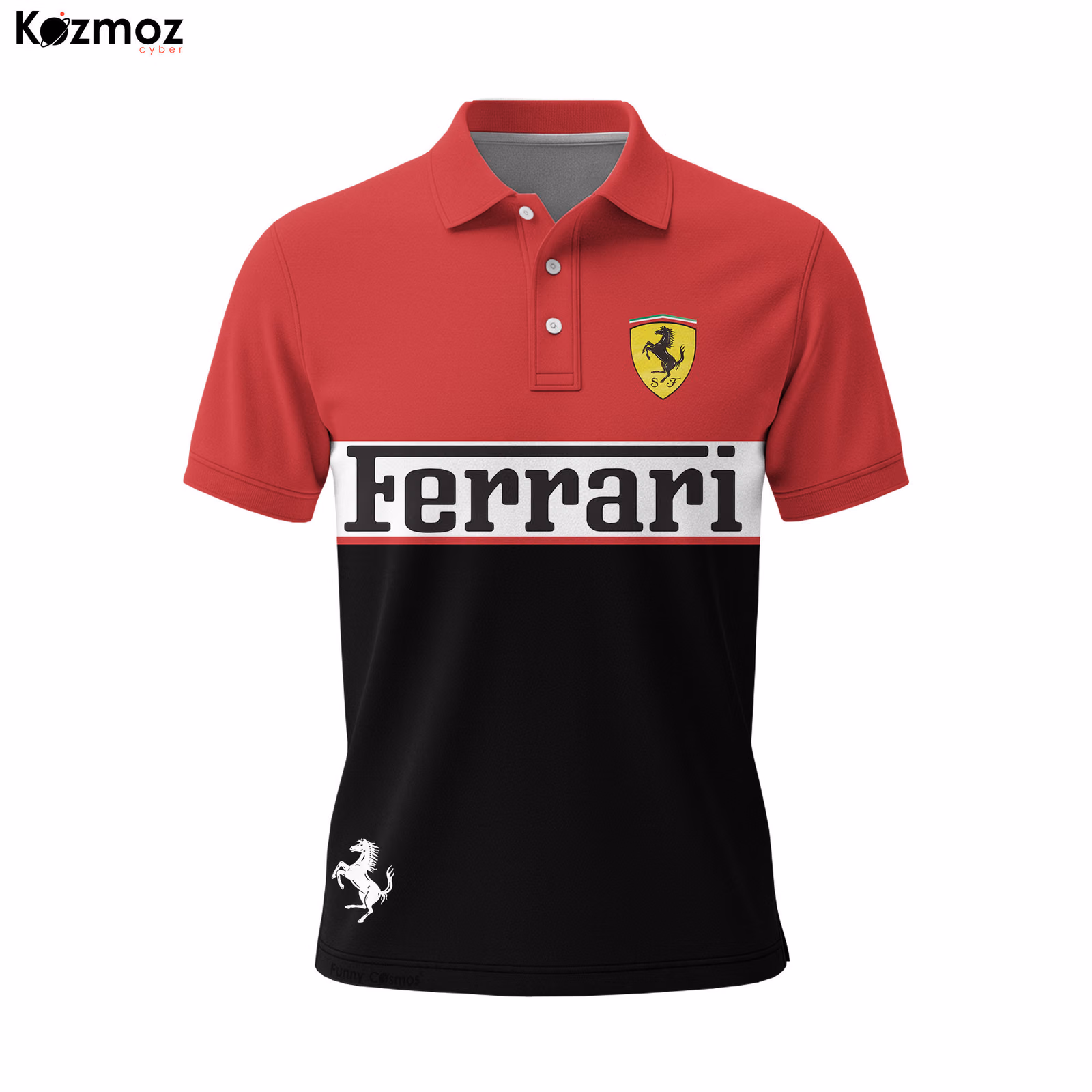 Alternative view of SF Motorsport Polo Premium Inspired Apparel Racing Spirit Team Shirt