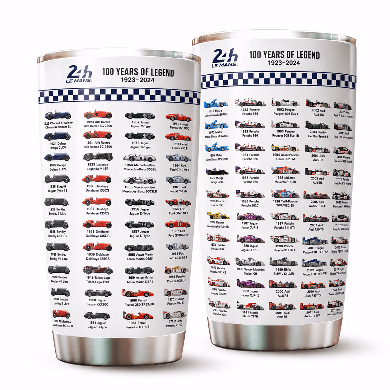 French 24H Endurance 100th Anniversary World Champion Tumbler Stainless Steel
