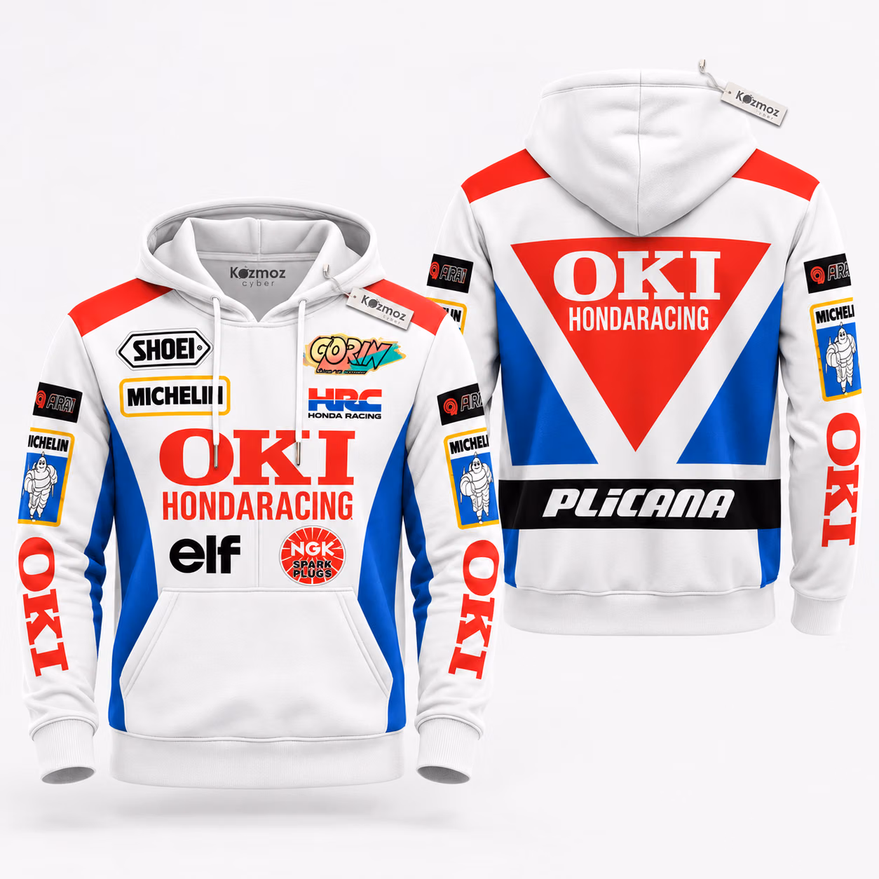 Alternative view of Guy Martin OKI Honda Racing Team Custom Racing Tracksuit