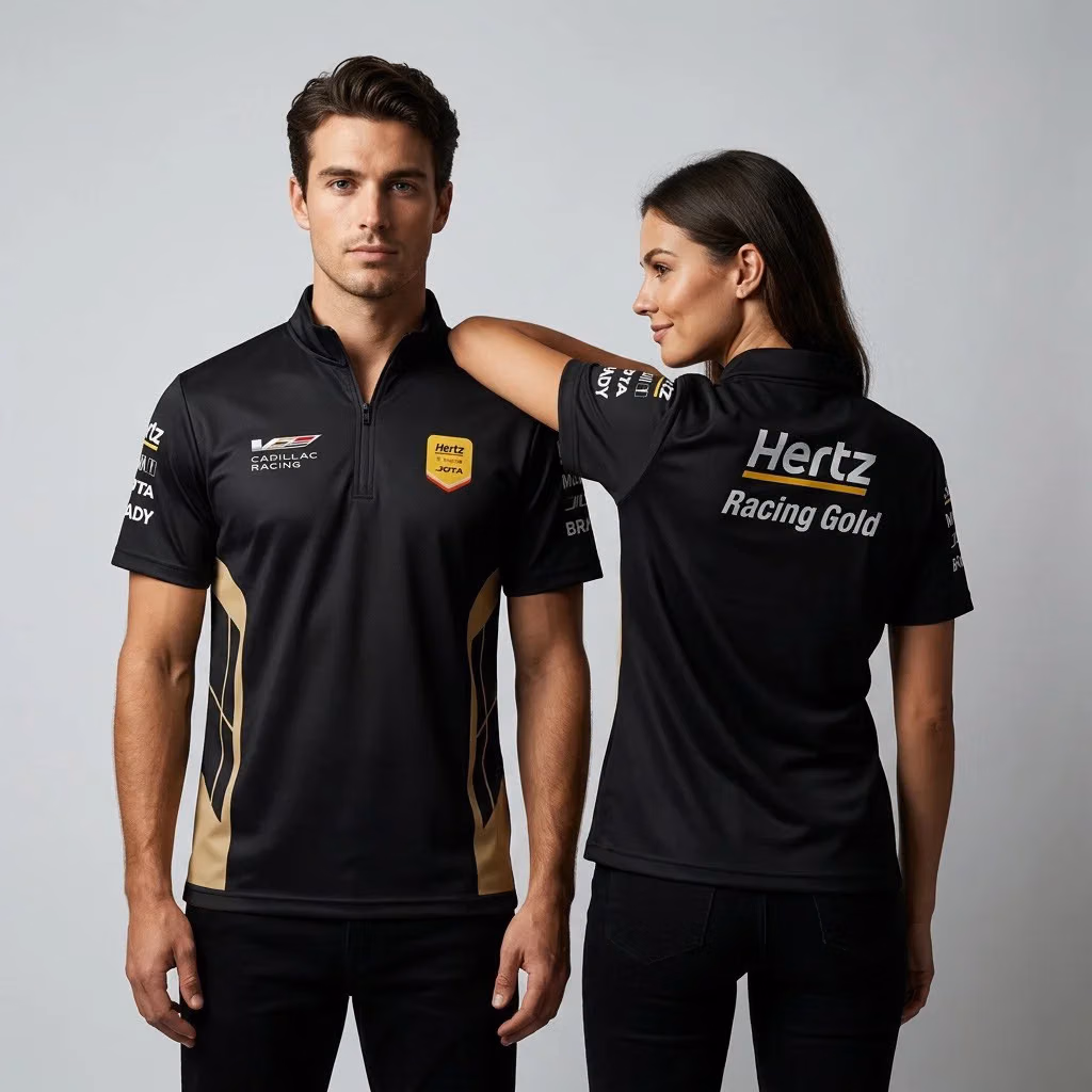 Hertz Team Jota Racing Gold IMSA Racing Quarter Zip Jersey