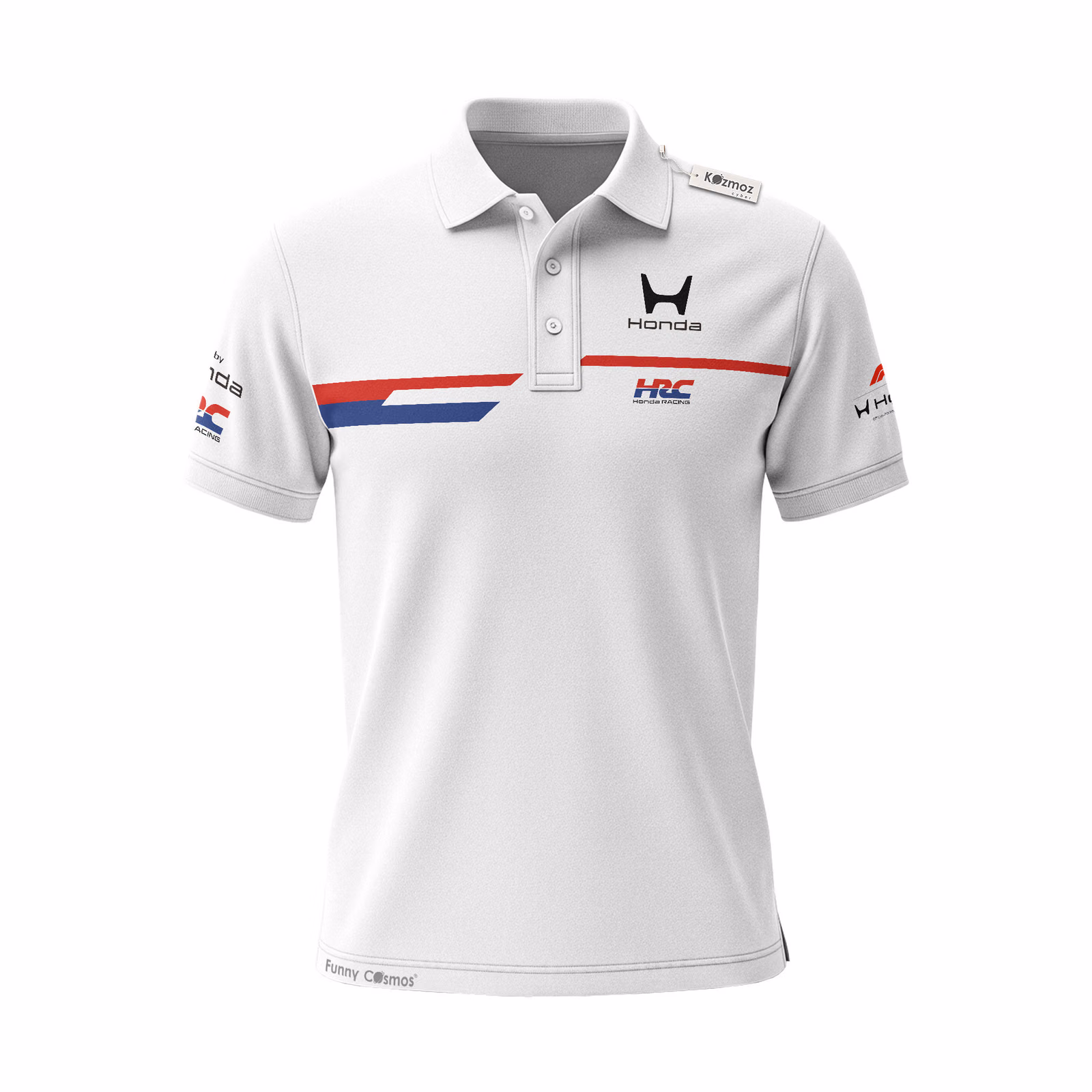 Alternative view of Hon HRC Racing 2026 Custom Polo Shirt
