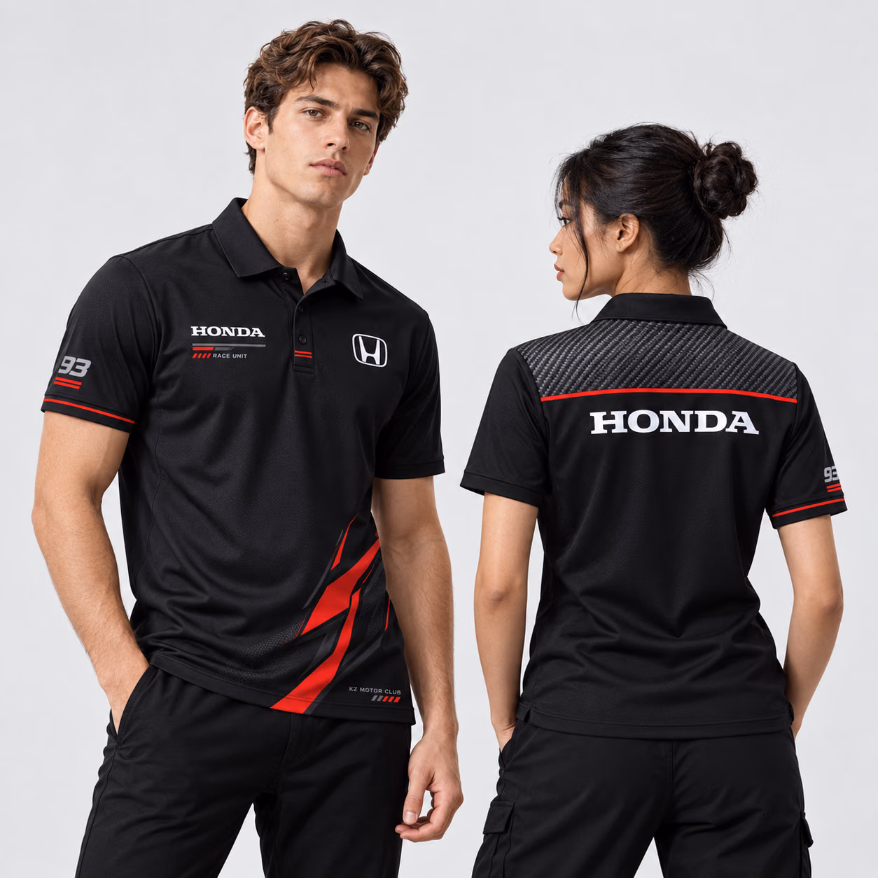 HRC Motorsport Racing Team Custom Polo Shirt