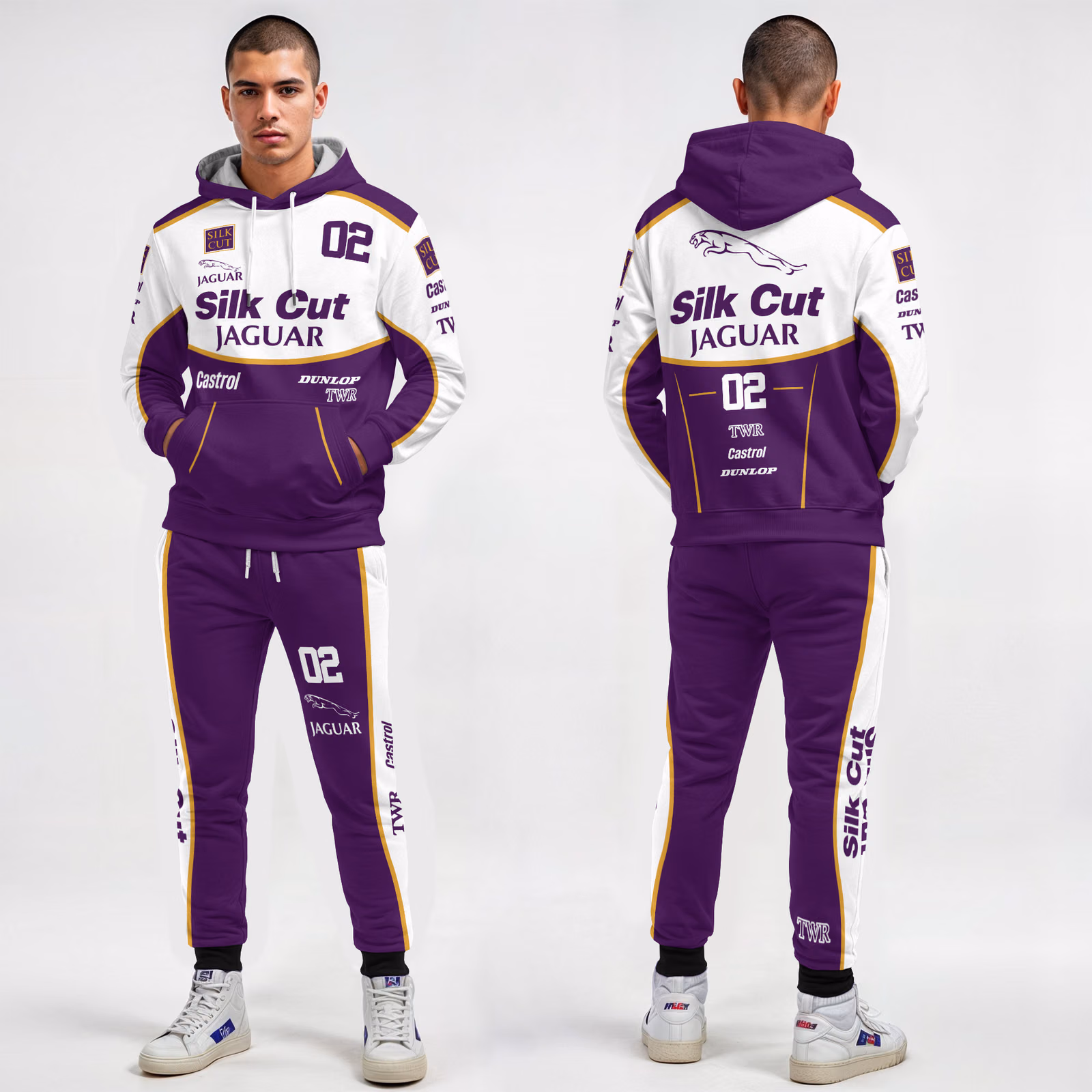 Jaguar XJR-9 #33 24h Le Mans Silk Cut Costume Racing Suit