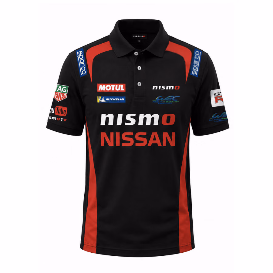 Alternative view of Jannthaman Nissan Nismo Academy Custom Polo Shirt