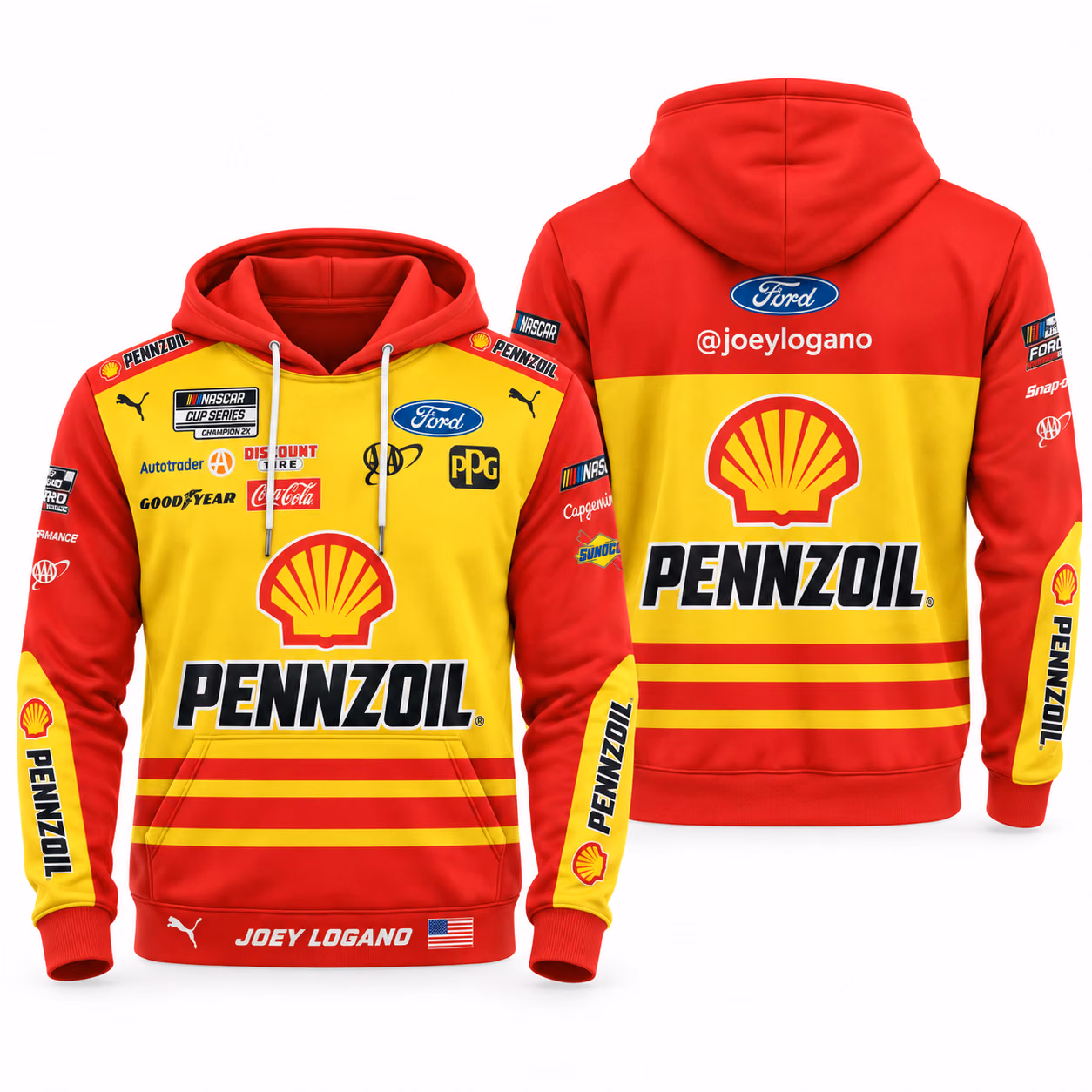 Alternative view of Joey Logano Bristol GP 2026 Custom Racing Tracksuit