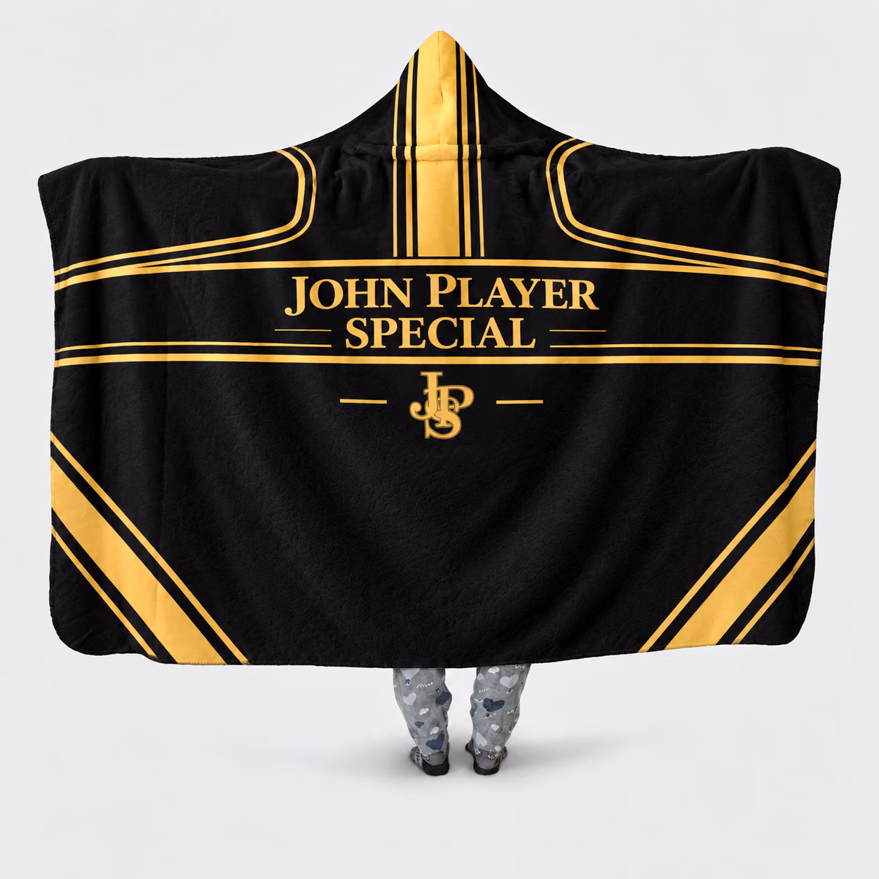 Alternative view of John Player Special Retro Livery Custom Racing Blanket Hoodie