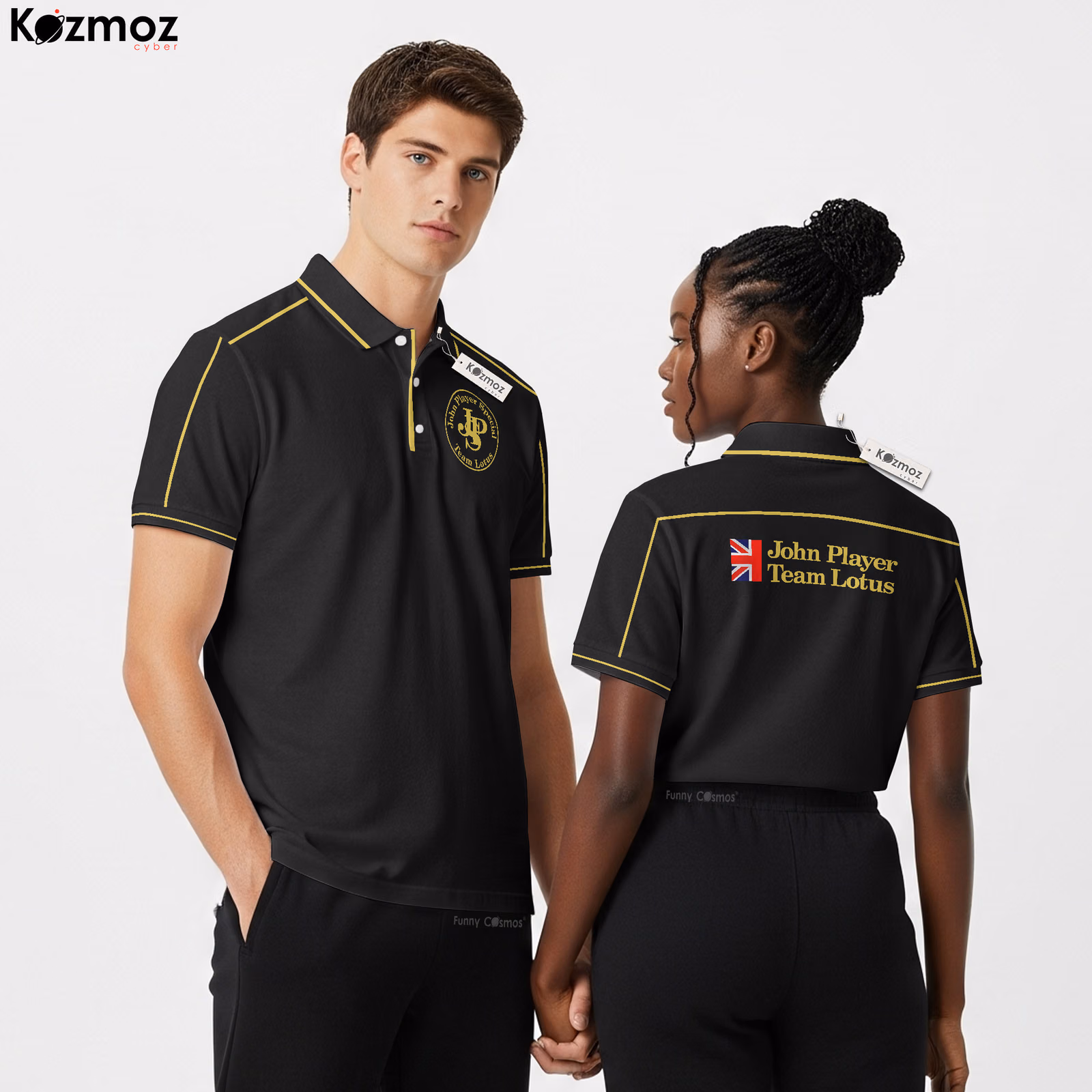 John Player Team Lotus Polo Shirt 2024 Collection - Team Lotus