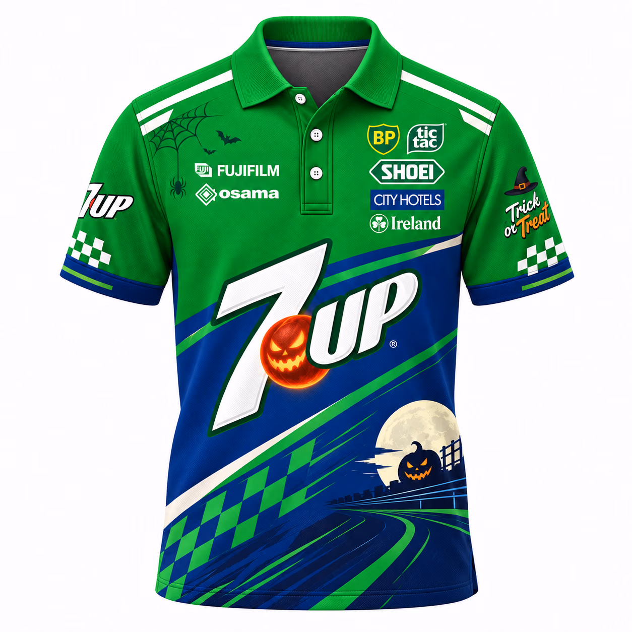 Alternative view of Jordan 191 1991 Halloween Polo Shirt – Team Polo