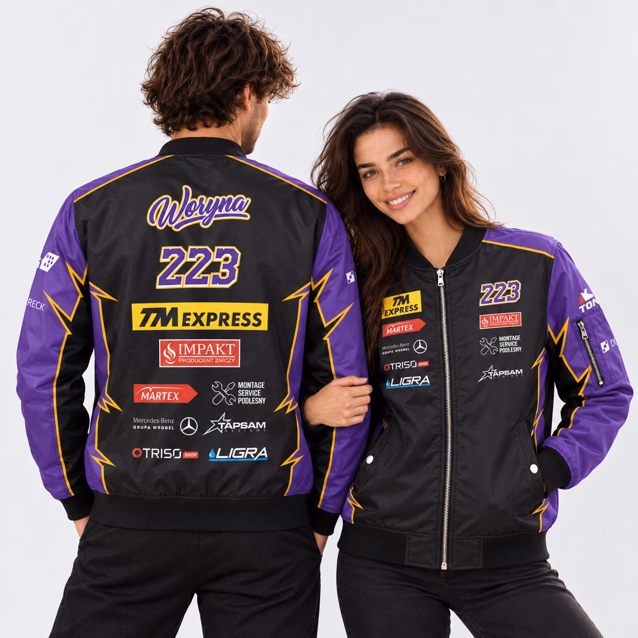 Kacper Woryna Speedway Racing 2026 SEC #223 Custom Raicng Bomber Jackets