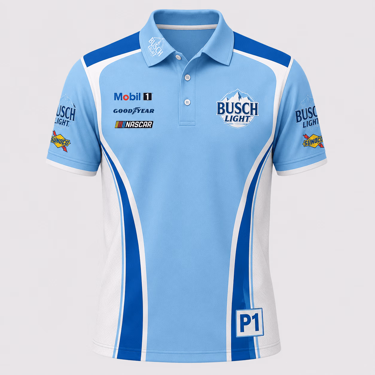 Alternative view of Kevin Harvick 2023 Ford Mustang 4 SH Team Custom Polo Shirt