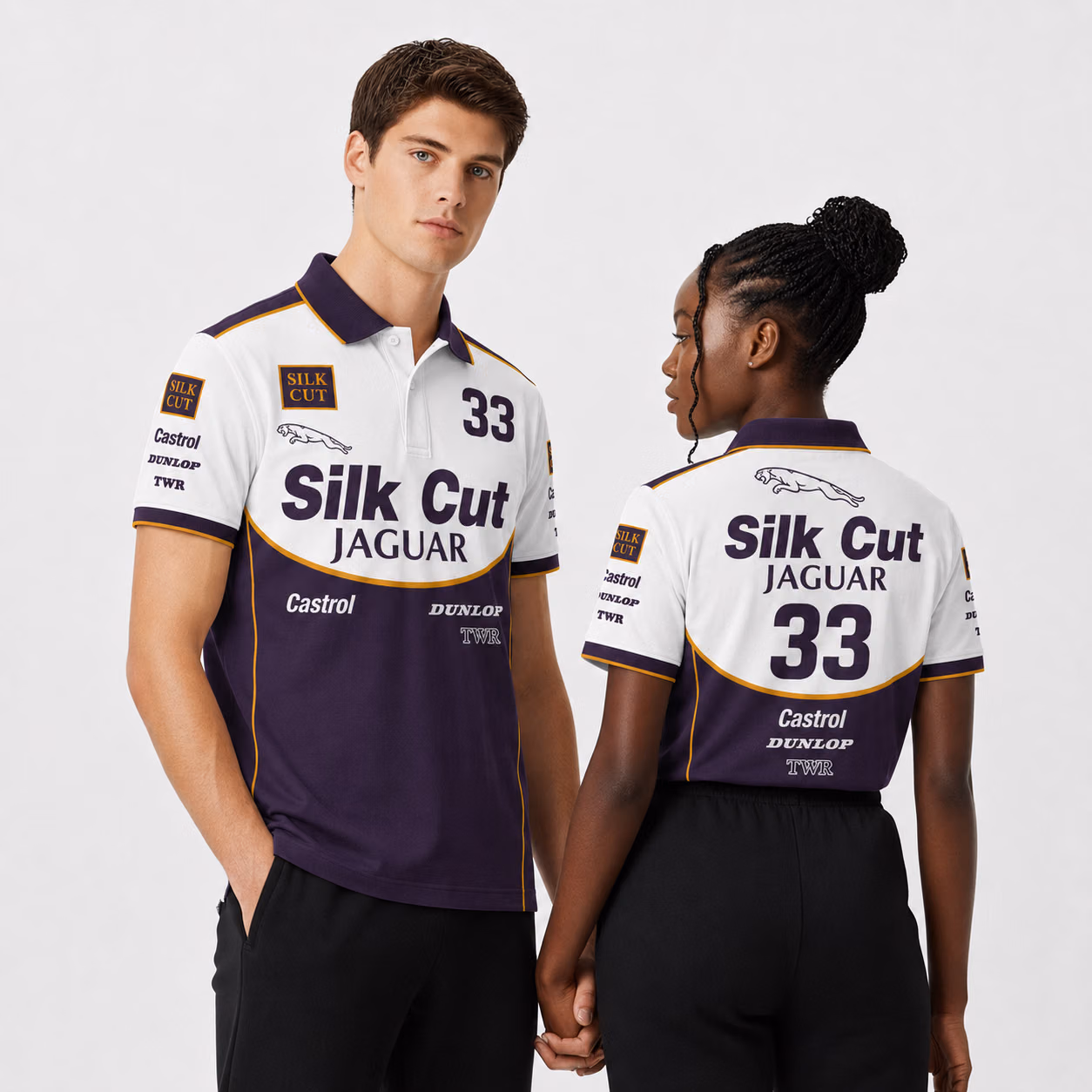 Jaguar XJR-9 #33 24h Le Mans Silk Cut Custom Polo Shirt