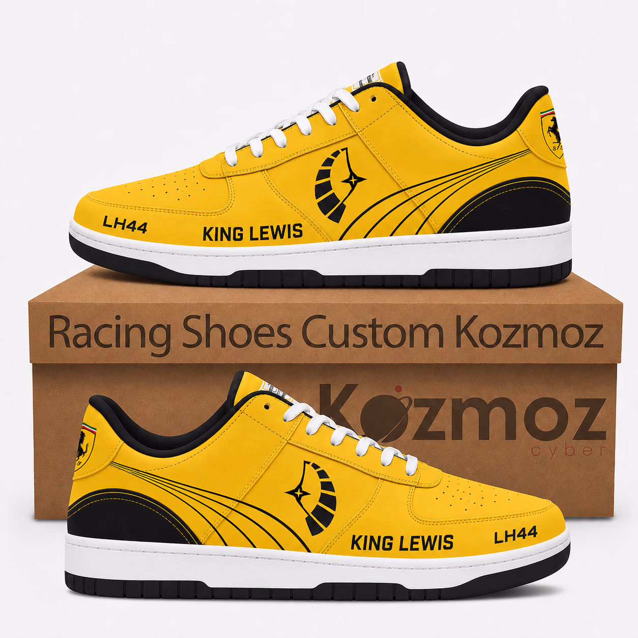 King Lewis #44 British GP 2026 Custom Racing SB Dunk Shoes