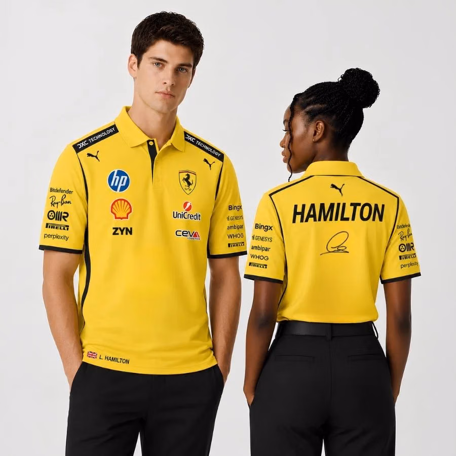 King Lewis #44 Silverstone 2026 Home Race Edition Custom Polo Shirt