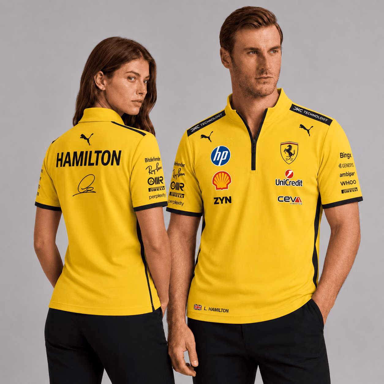King Lewis #44 Silverstone 2026 Home Race Edition Quarter Zip Jersey