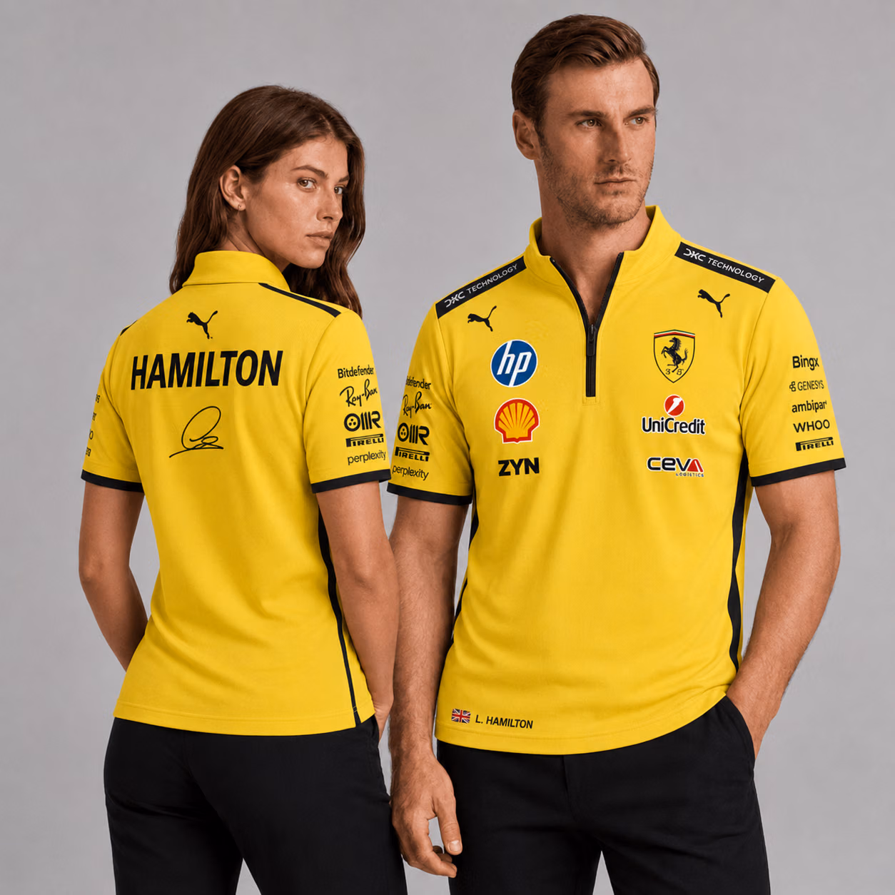 King Lewis #44 Silverstone 2026 Home Race Edition Quarter Zip Jersey