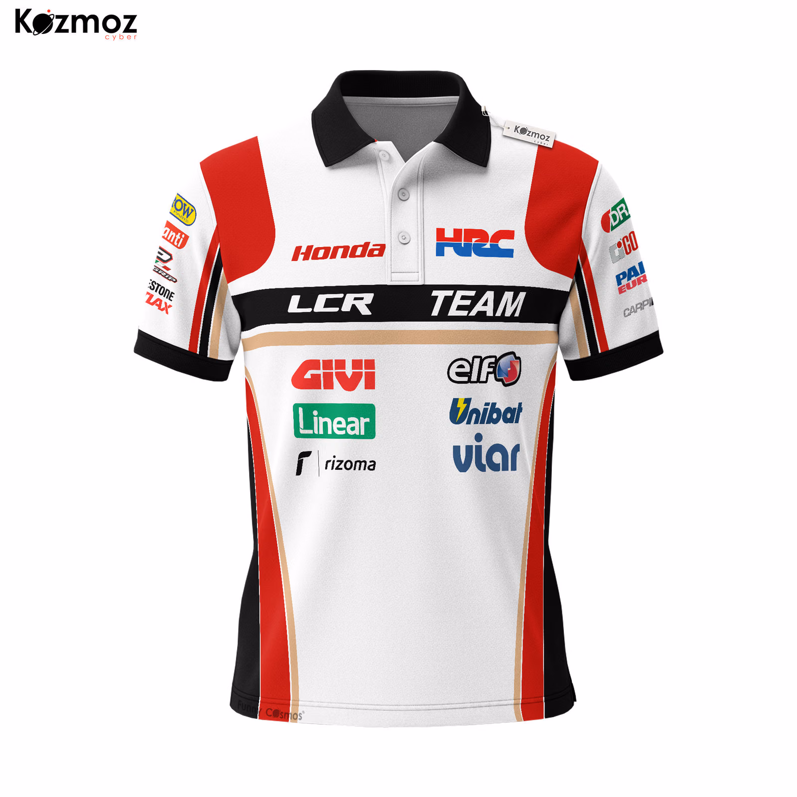 Alternative view of LCR Honda MotoGP Racing Polo Shirt Team Givi Racing Polo Shirt