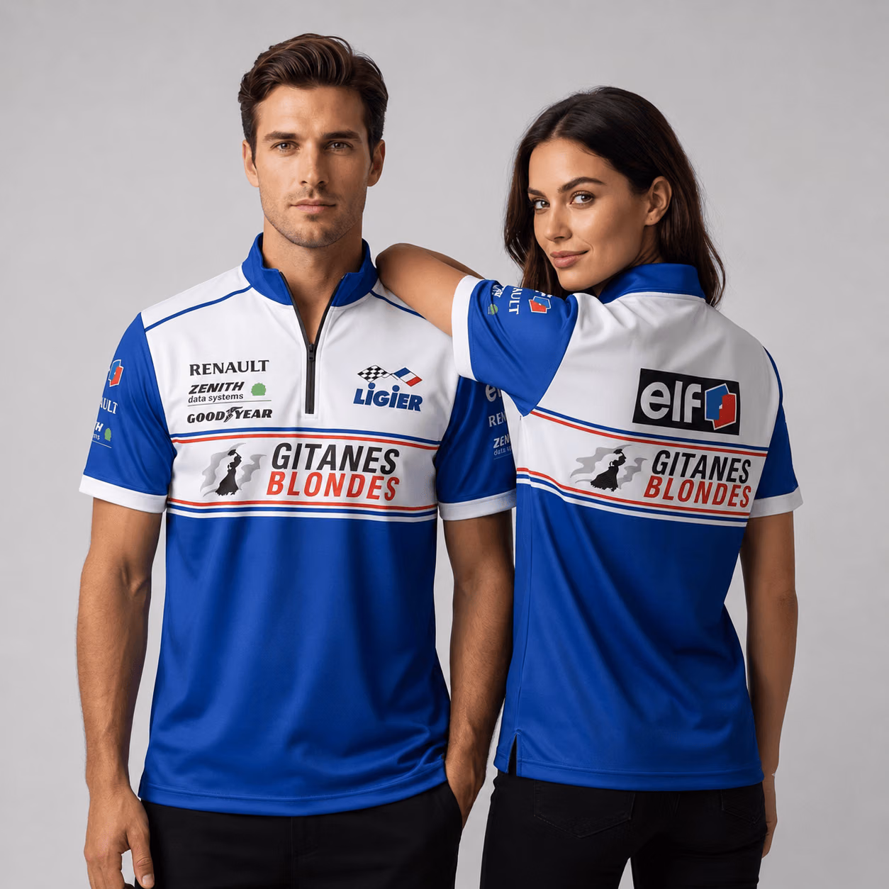 Ligier JS37 1992 Racing Quarter Zip Jersey - World Championship