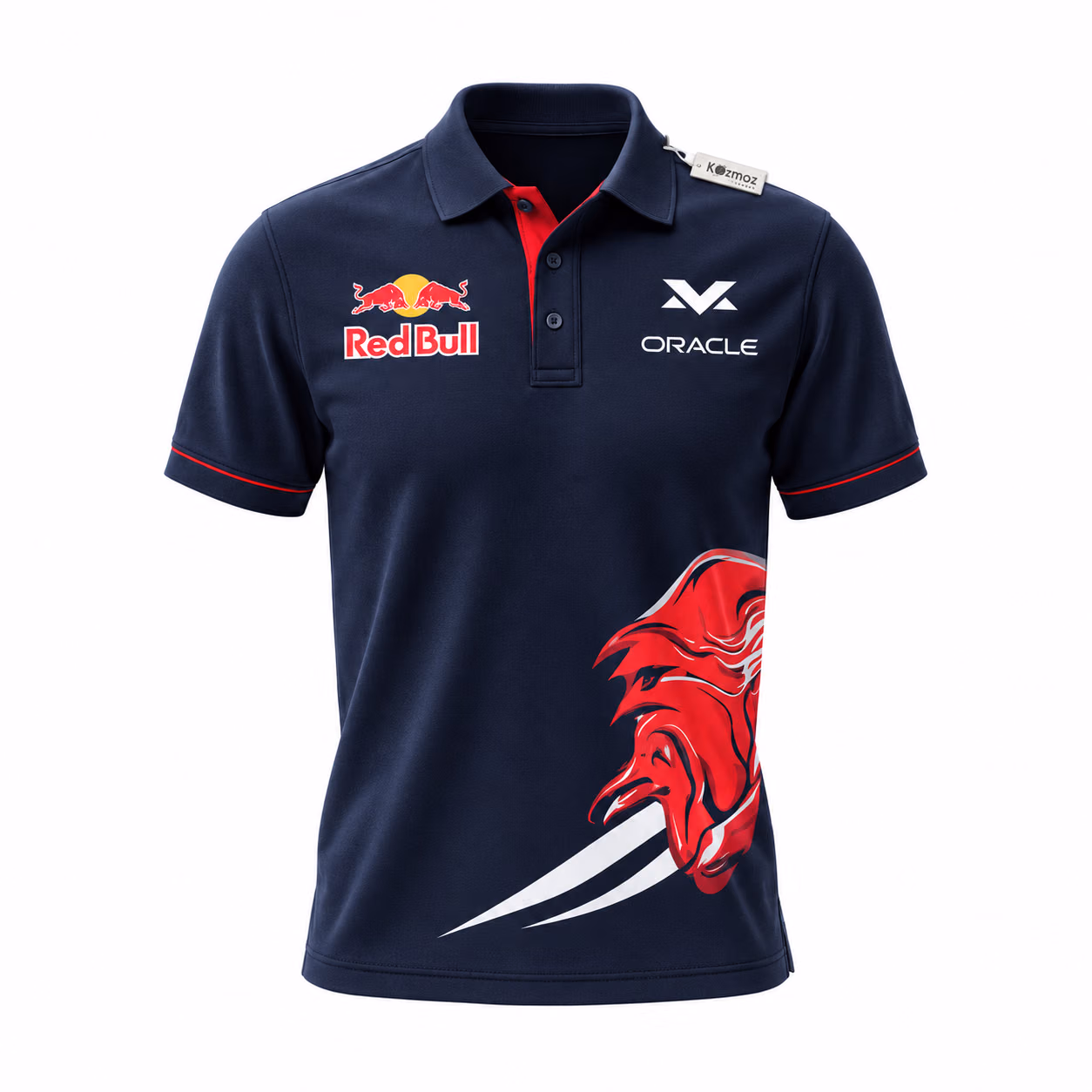 Alternative view of Mad Max #1 Oracle Inspired RB Team Custom Racing Polo Shirt