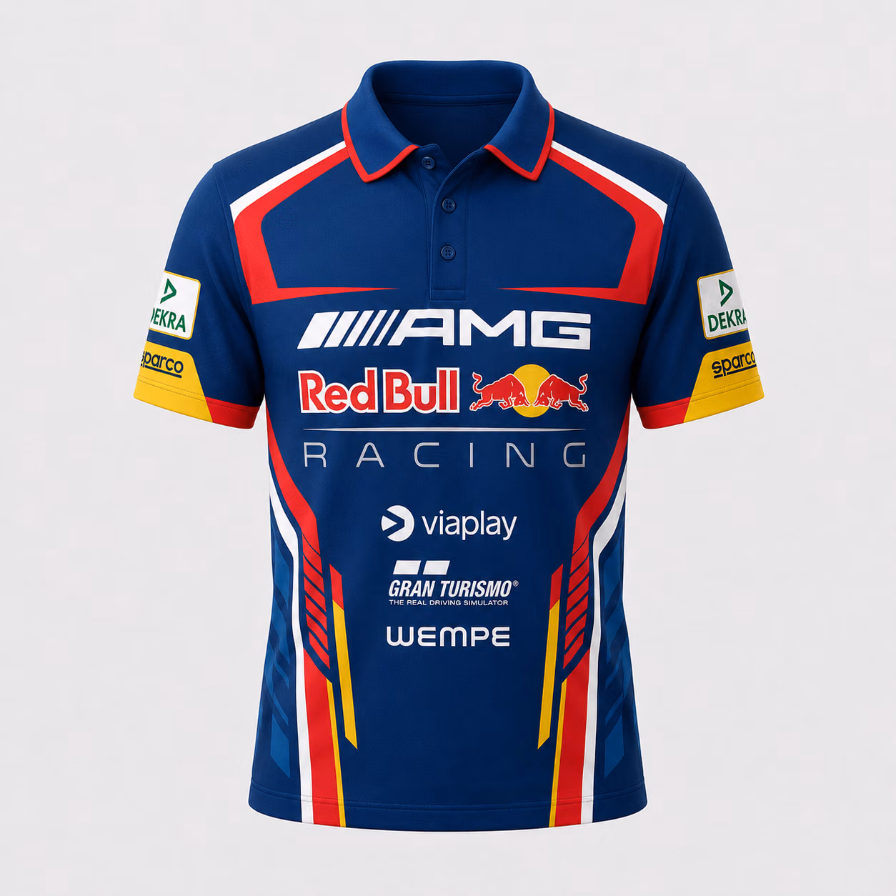 Alternative view of Mad Max 2026 GT3 nurburgring 24h Limited Edition Custom Polo Shirt