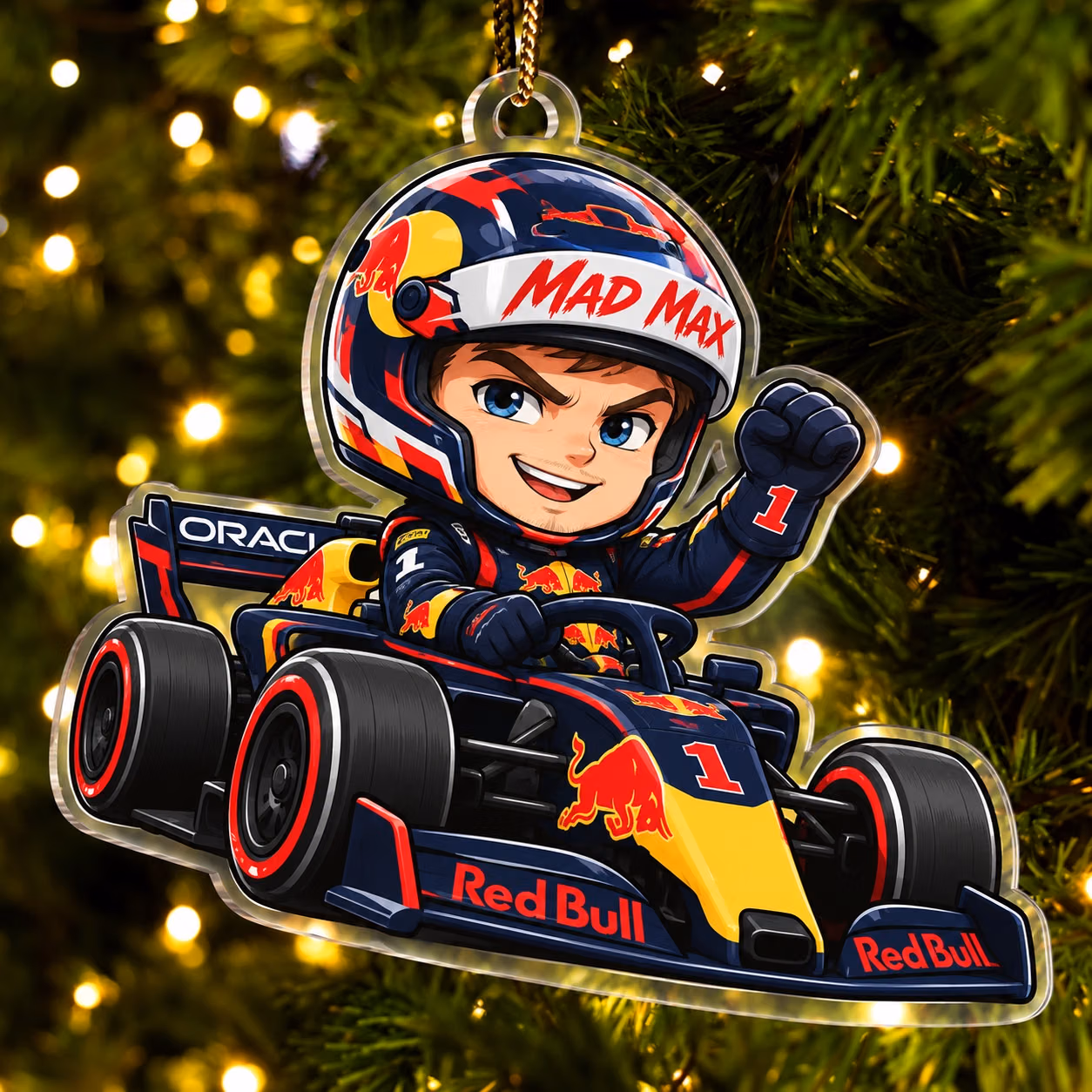 Mad Max #33 Racing Car Edition Christmas Ornament