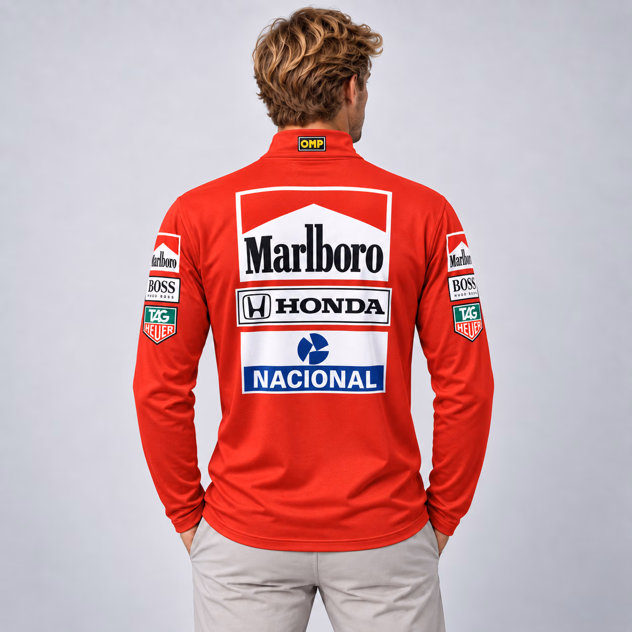 Alternative view of Magic Senna #12 Racing Inspired Long Sleeve Shirt