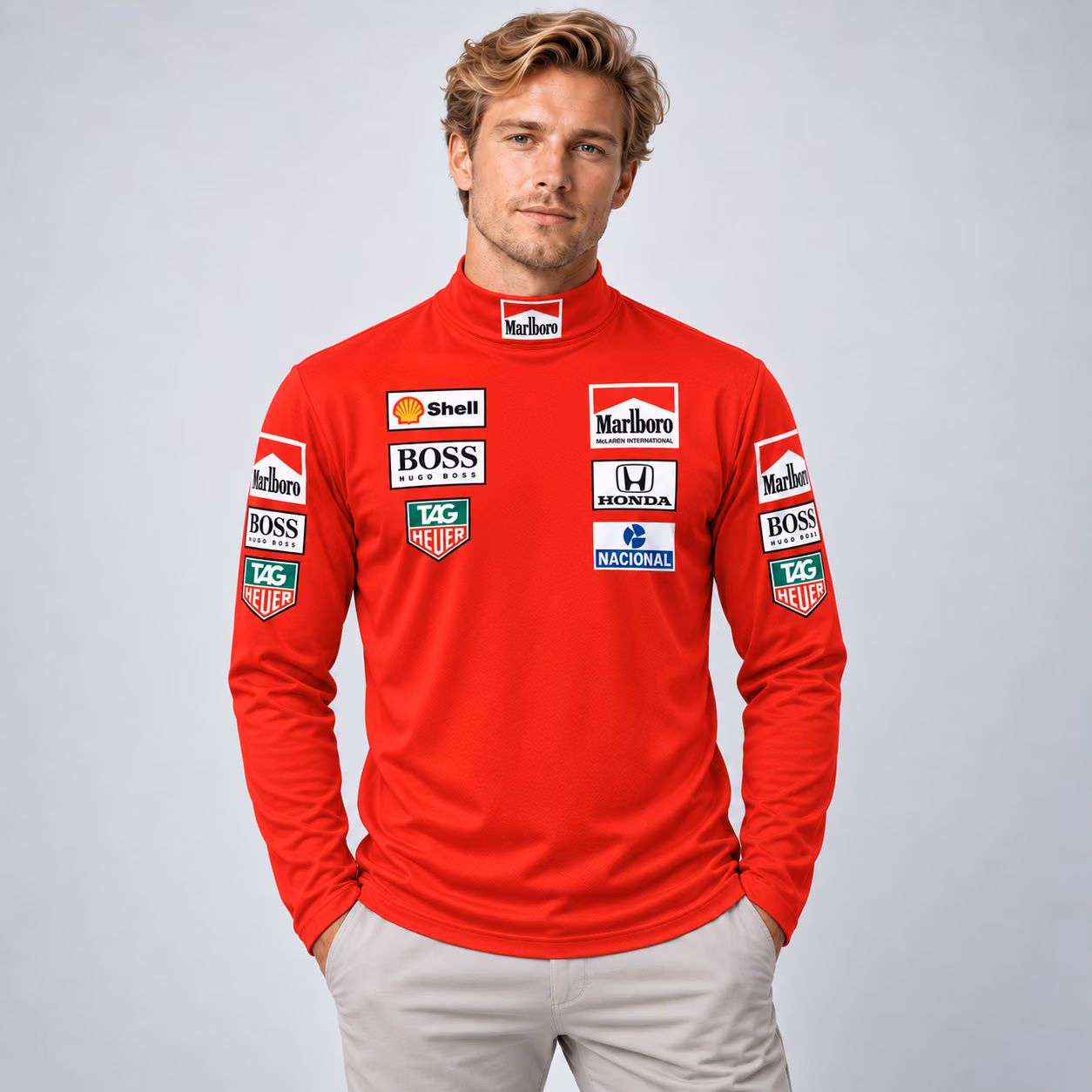 Magic Senna #12 Racing Inspired Long Sleeve Shirt