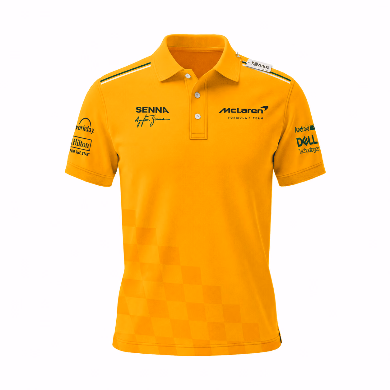 Alternative view of Magic Senna MCL Team Legacy Edition Custom Polo Shirt
