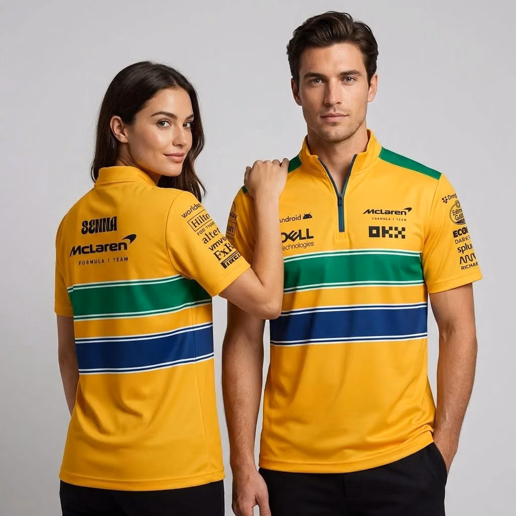 Magic Senna Monaco GP MCL Racing Quarter Zip Jersey