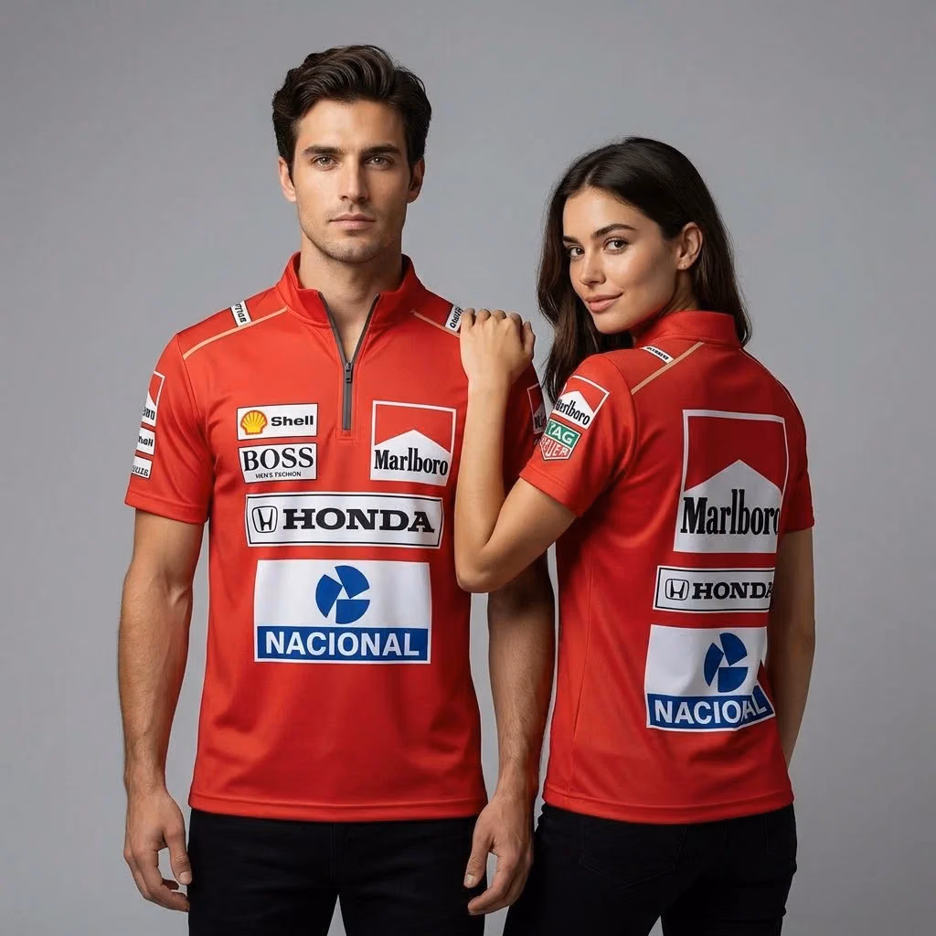 Magic Senna Racing Quarter Zip Jersey 1988 - MCL Honda Team