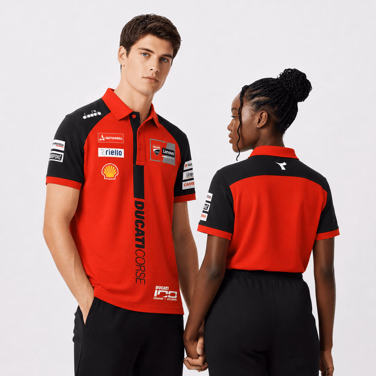 Marc Marquez Ducati MotoGP 2026 Racing Custom Polo Shirt - 2