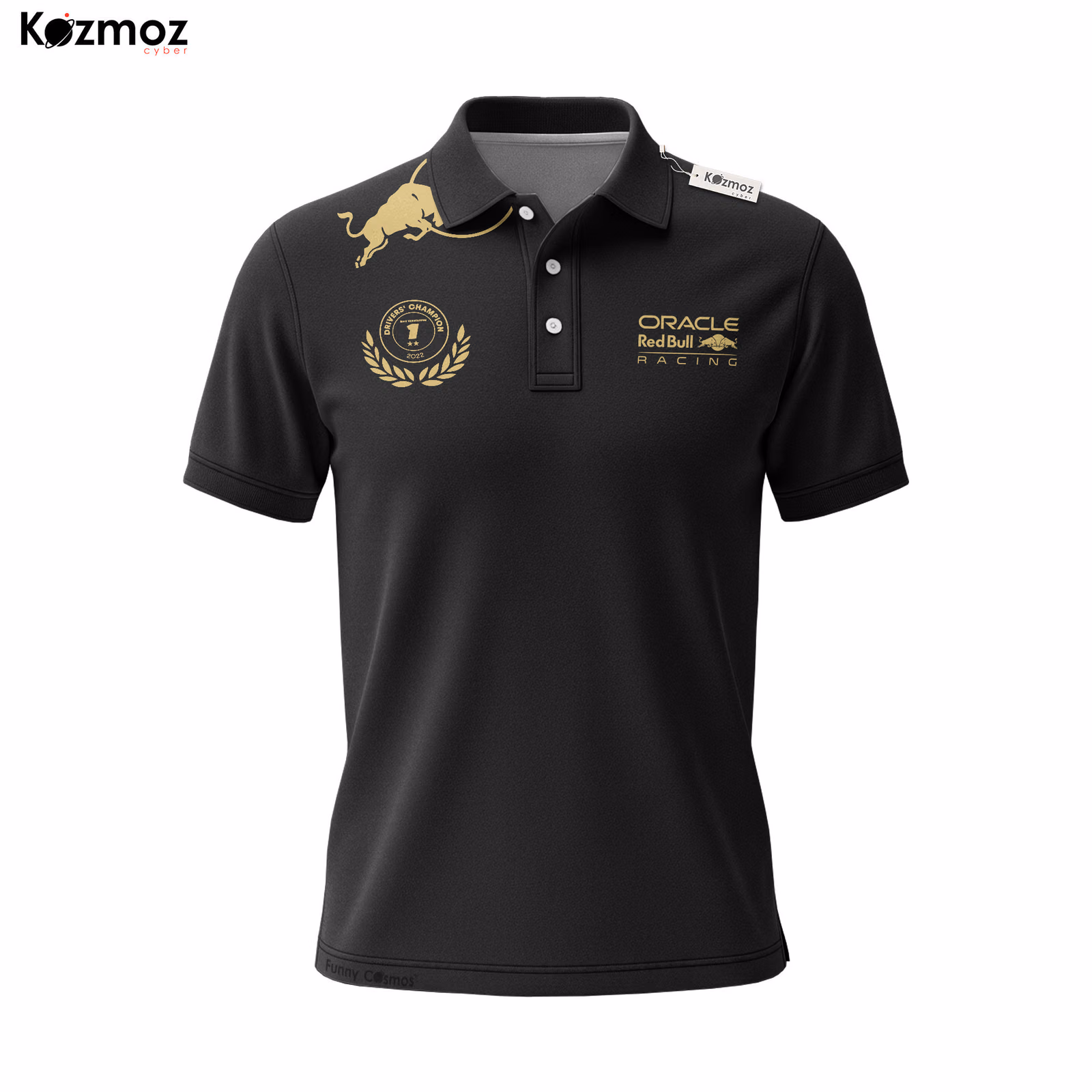 Alternative view of Max Verstappen Polo Shirt 2022 World Champion Collection - Red Bull Racing Formula Team