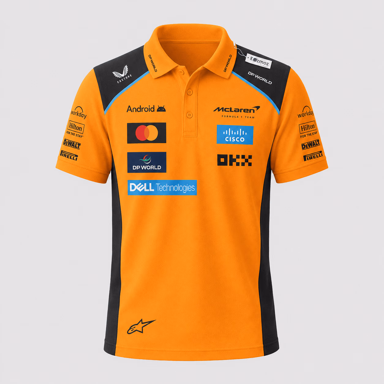 Alternative view of MCL Racing Team 2026 Inspired Edition Ver 1 Custom Polo Shirt