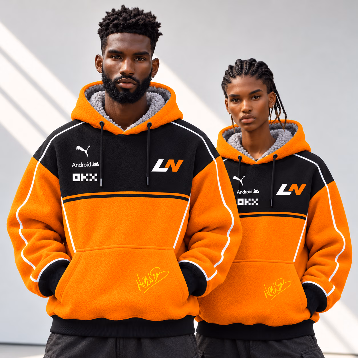 Alternative view of MCL Team 2026 Custom Racing Sherpa-Lined Fleece Zip Hoodie