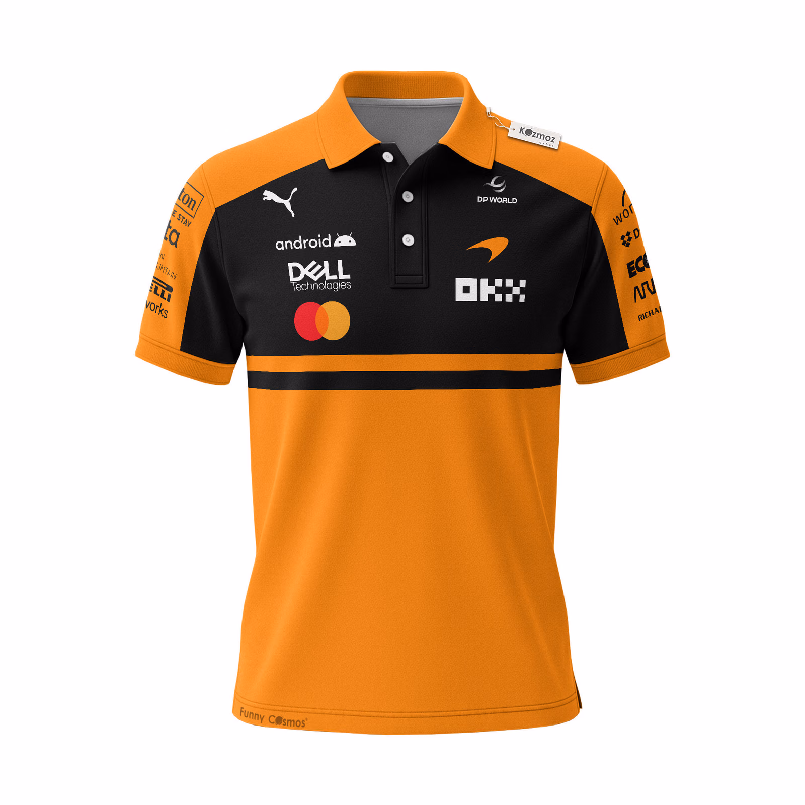 Alternative view of McLaren F1 2026 Custom Polo Shirt