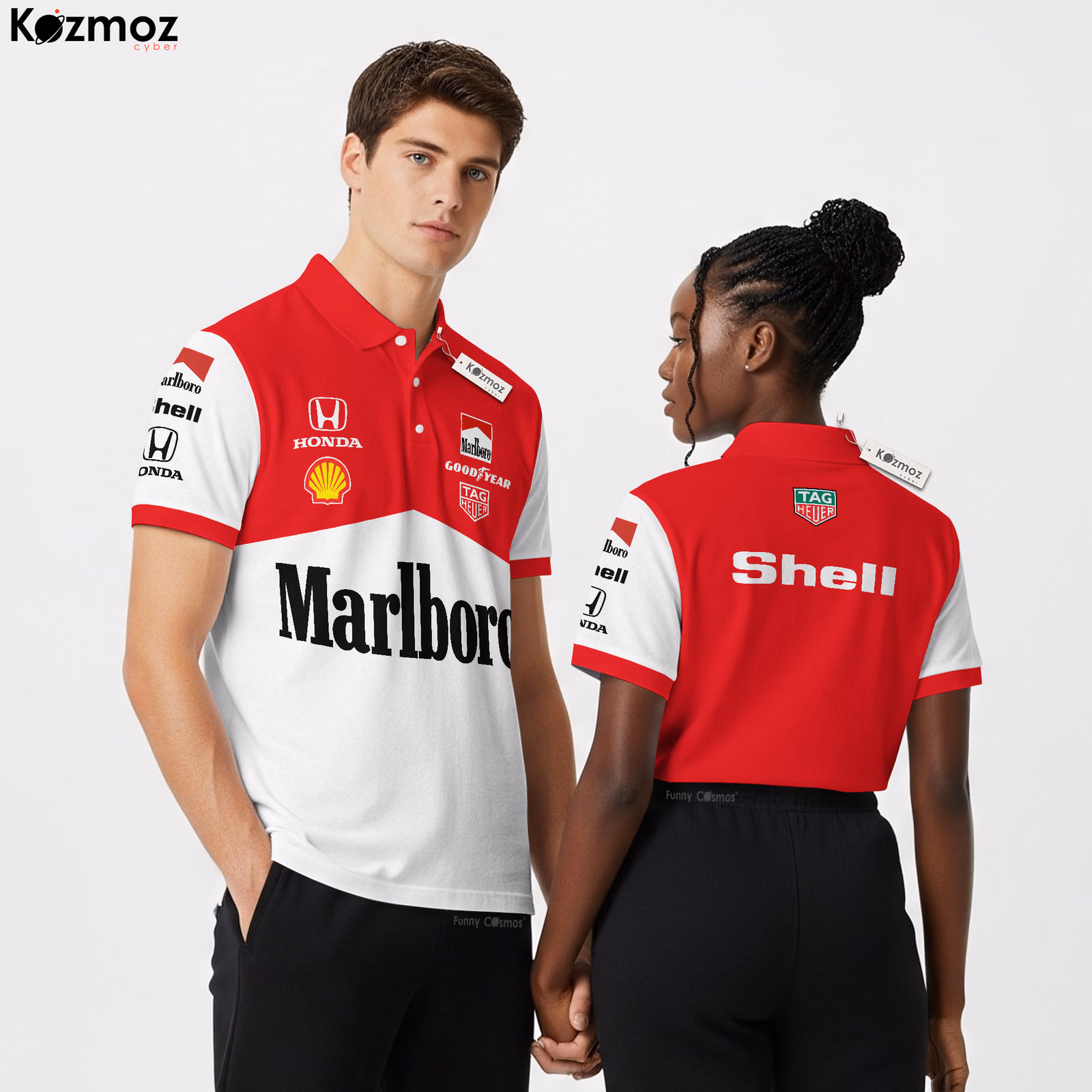 McLaren Honda MP4-4 1988 Racing Polo Shirt – Ayrton Senna Inspired Motorsport