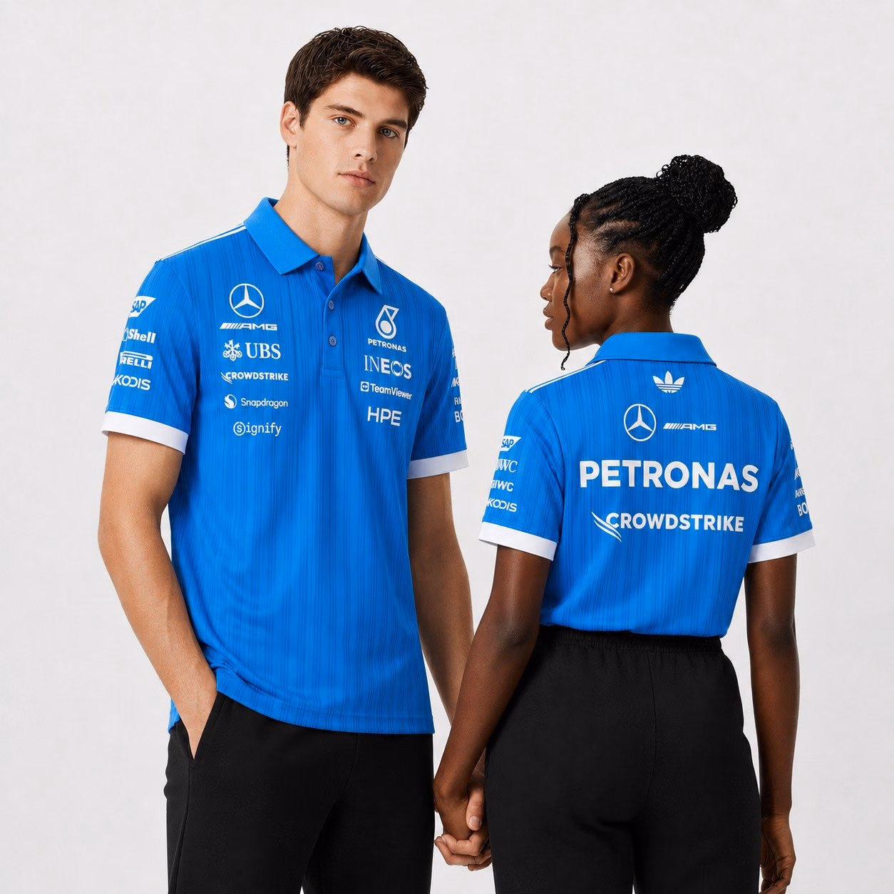 Mer Team 2026 Blue Wonder Driver Custom Polo Shirt