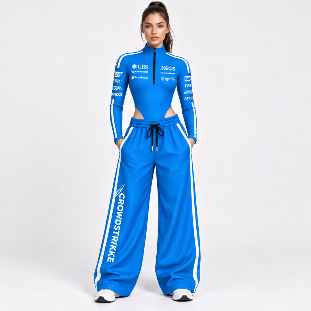 Mer Team 2026 Blue Wonder Driver Racing Bodysuit for Women