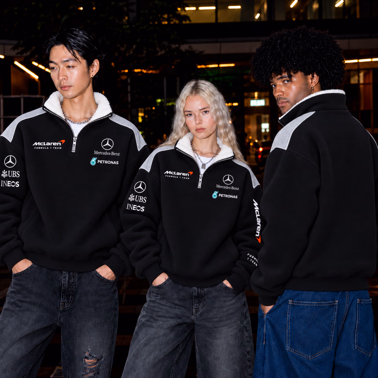 Alternative view of Mer Team 2026 Quarter-Zip Sherpa Fleece Pullover Jacket