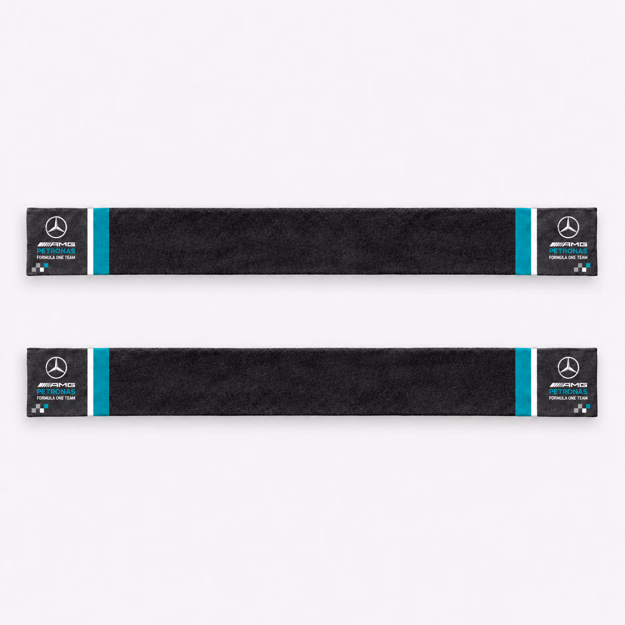 Alternative view of Mer Team Black Teal Inspired Motorsport Racing Scarf