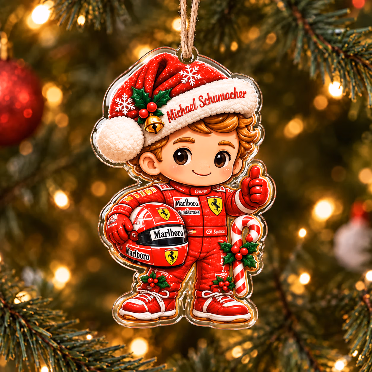 Michael Schumacher Legend Edition Christmas Ornament