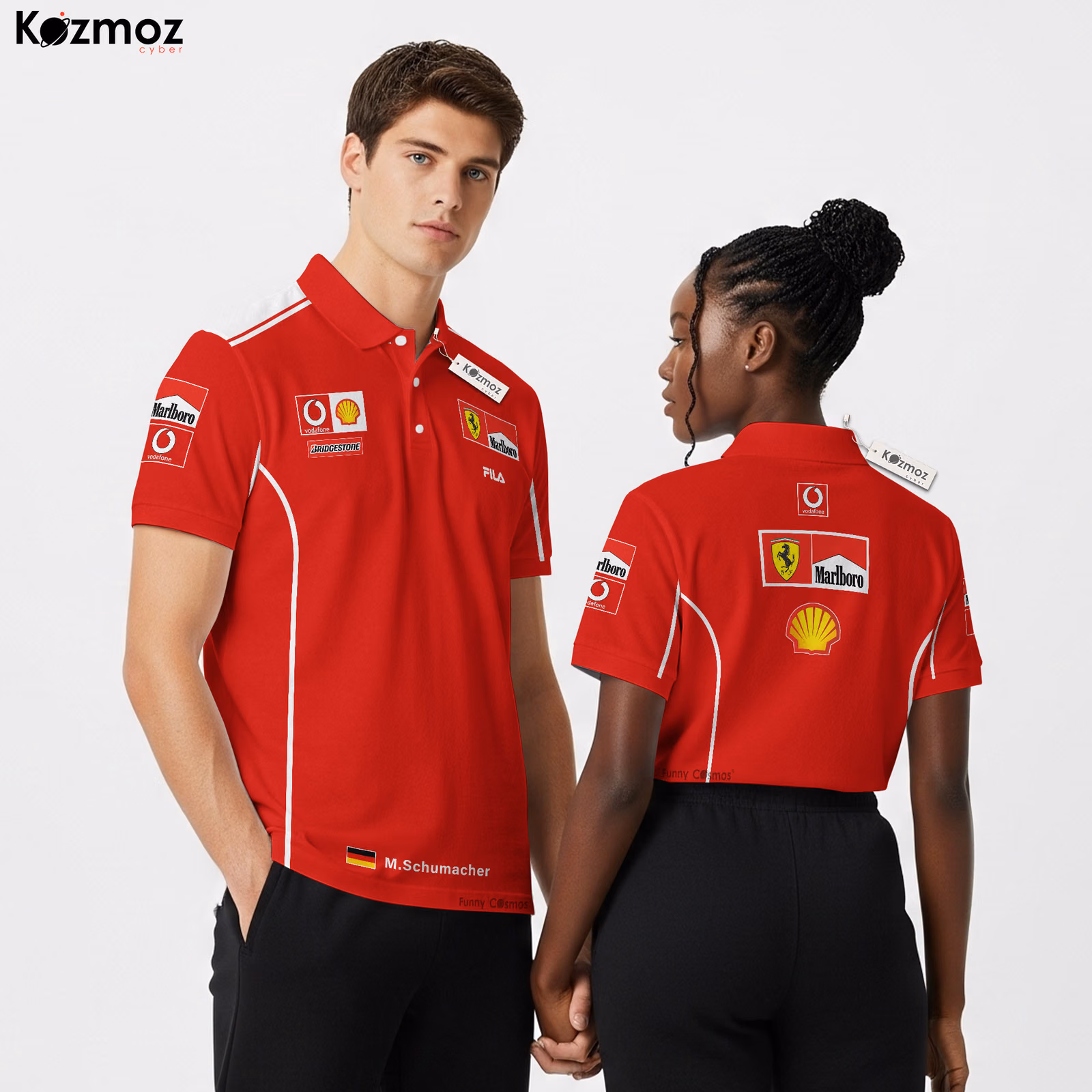 MSC Racing Polo Shirt 2004 Livery SF Marlboro Polo Team