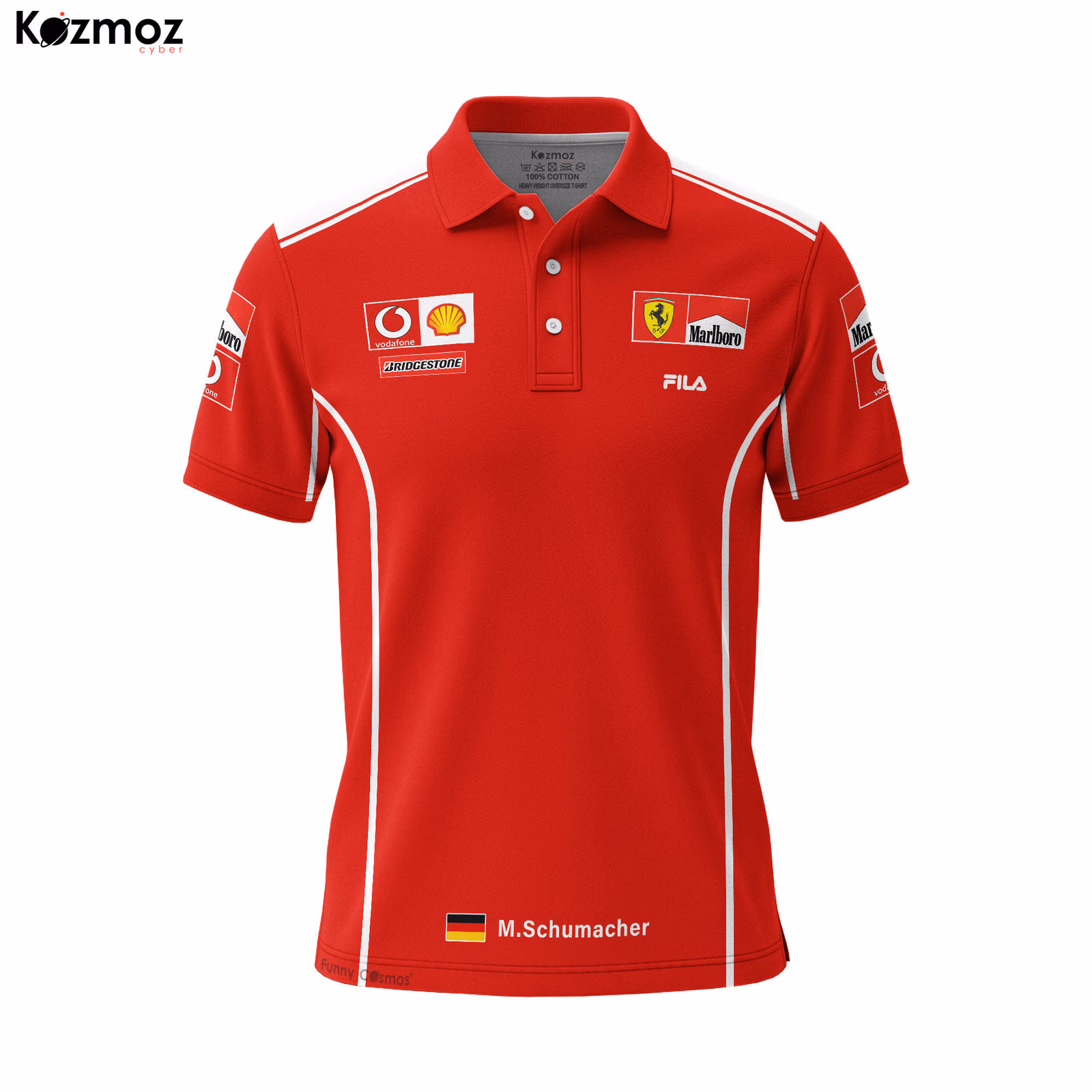 Alternative view of MSC Racing Polo Shirt 2004 Livery SF Marlboro Polo Team