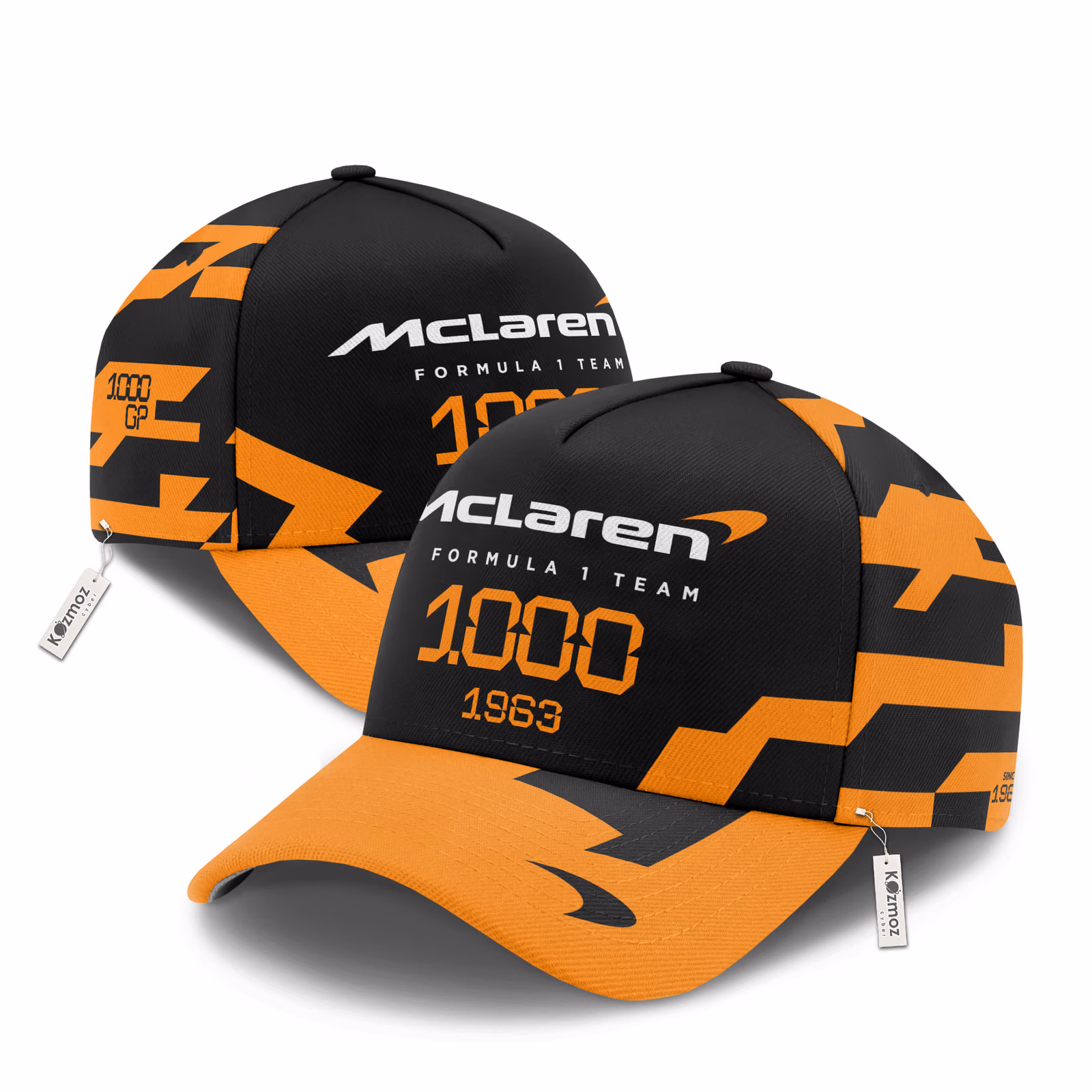 Alternative view of ML Team Racing Hat | Papaya Edition | Baseball Cap for Men & Women