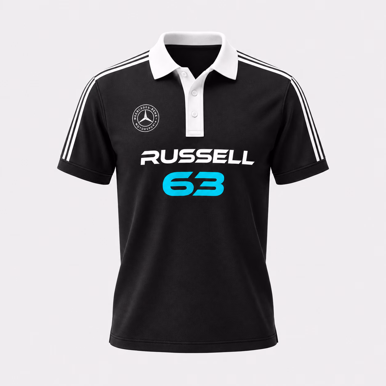 Alternative view of Mr. Saturday #63 Mer Team 2026 Custom Racing Polo Shirt