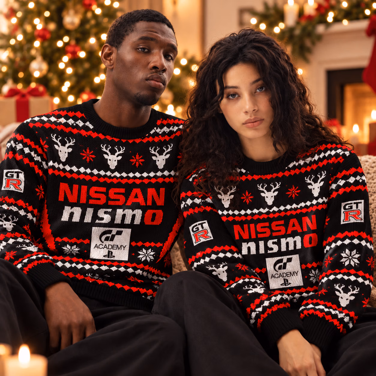 Nisan Nissmo Custom Racing Ugly Christmas